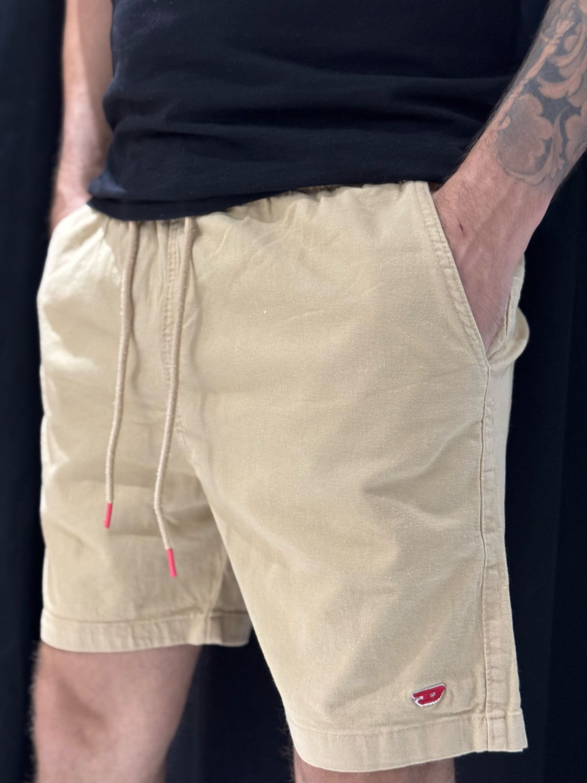 Short Sarja Dsl - Caqui - 01718 - Conceito 62