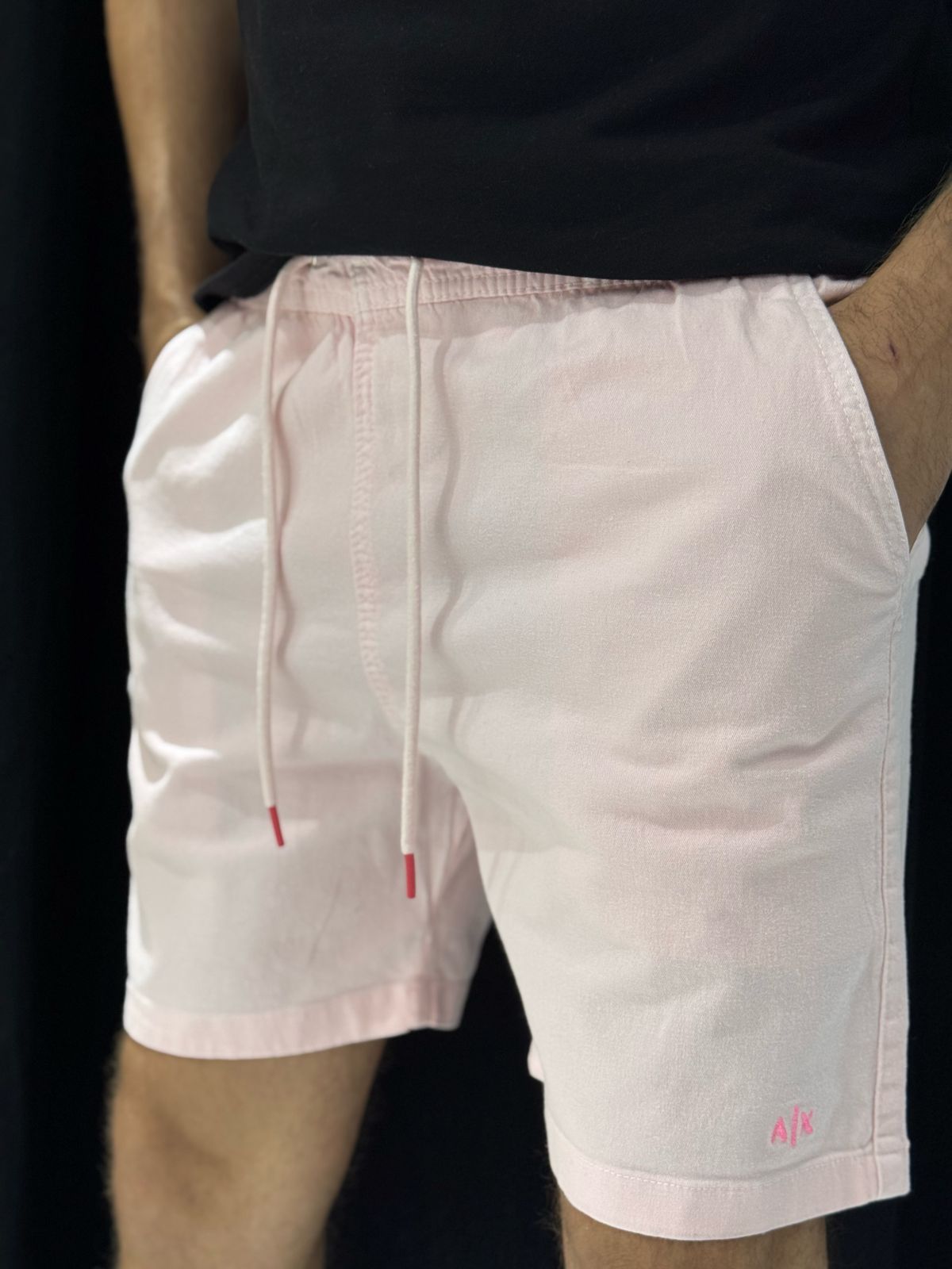 Short Sarja AX - Rosa - 01727 - Conceito 62