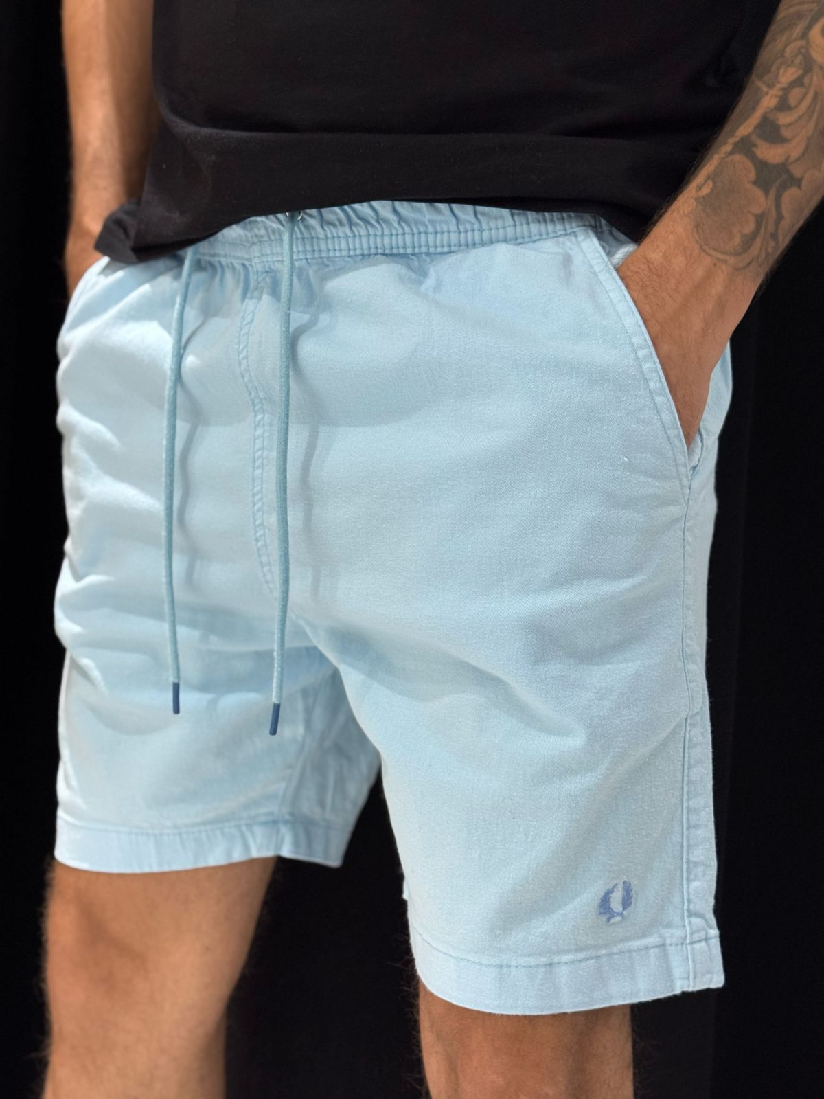 Short Sarja Fred - Azul Claro - 01726 - Conceito 62