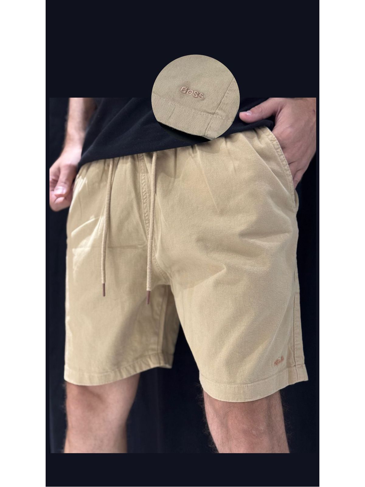 Short Sarja BSS - Caqui - 01721 - Conceito 62