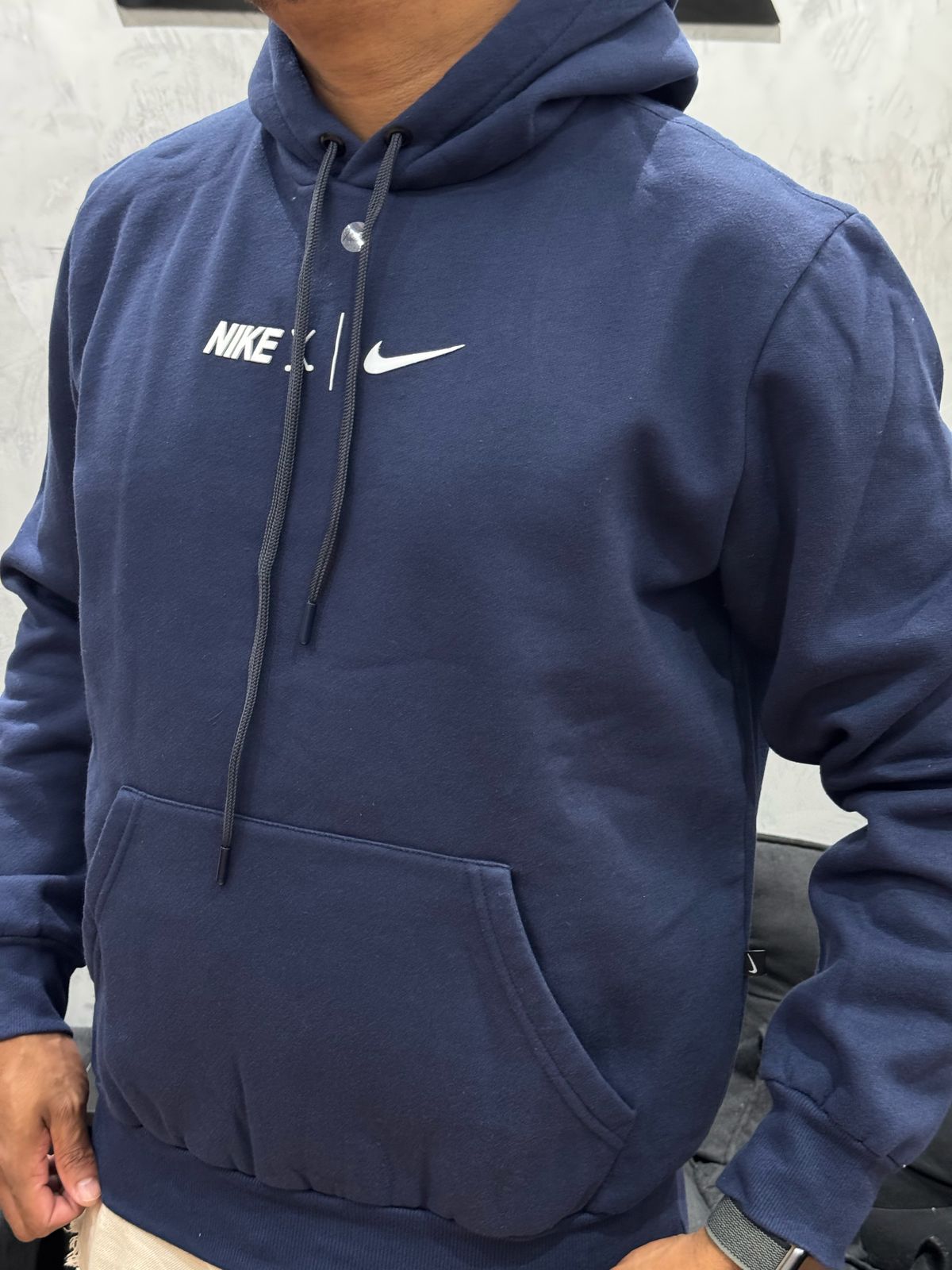 Blusão Moletom Nike - Azul - 01795 - Conceito 62
