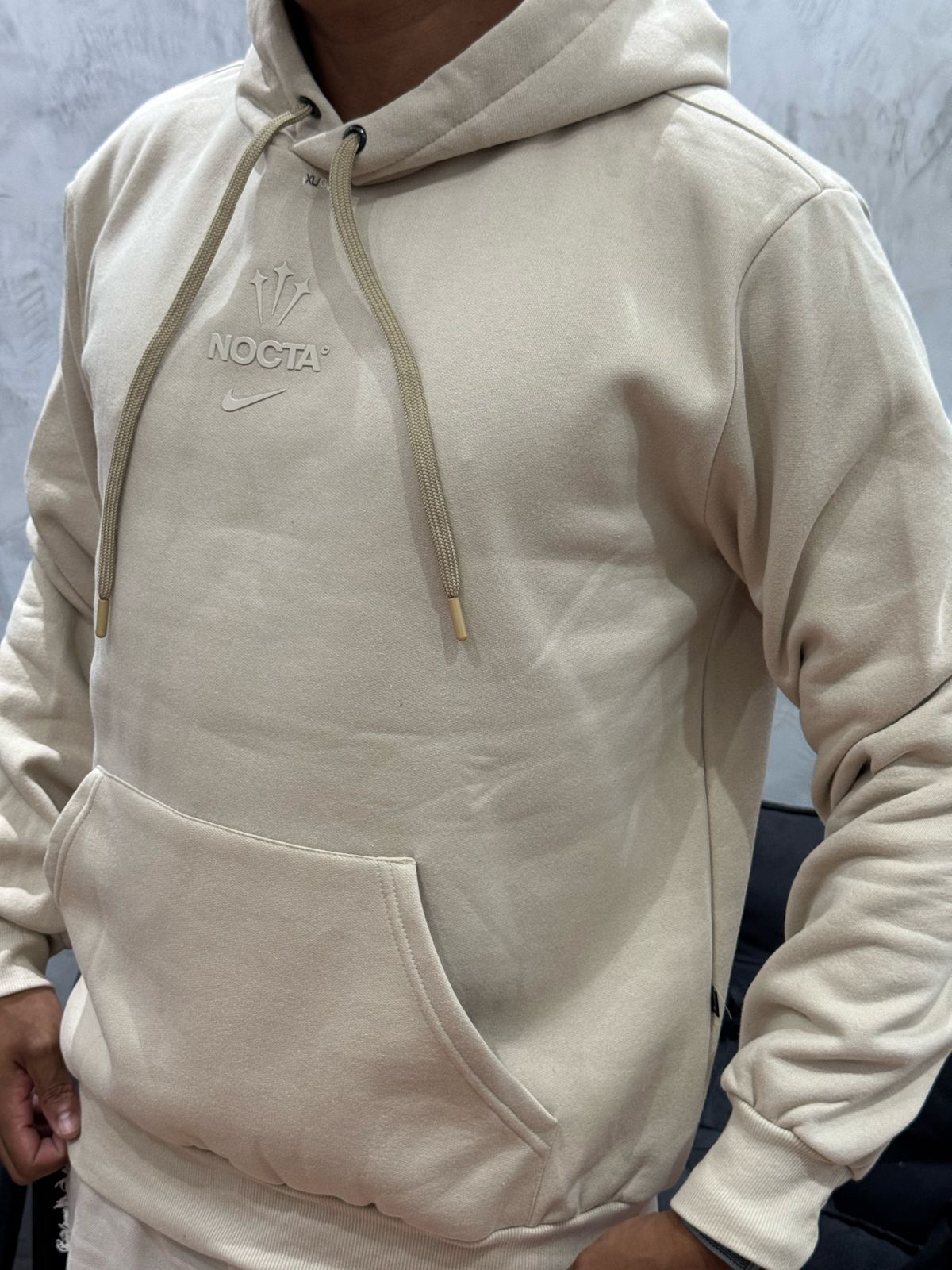 Blusão Moletom Nike - Bege - 01777 - Conceito 62