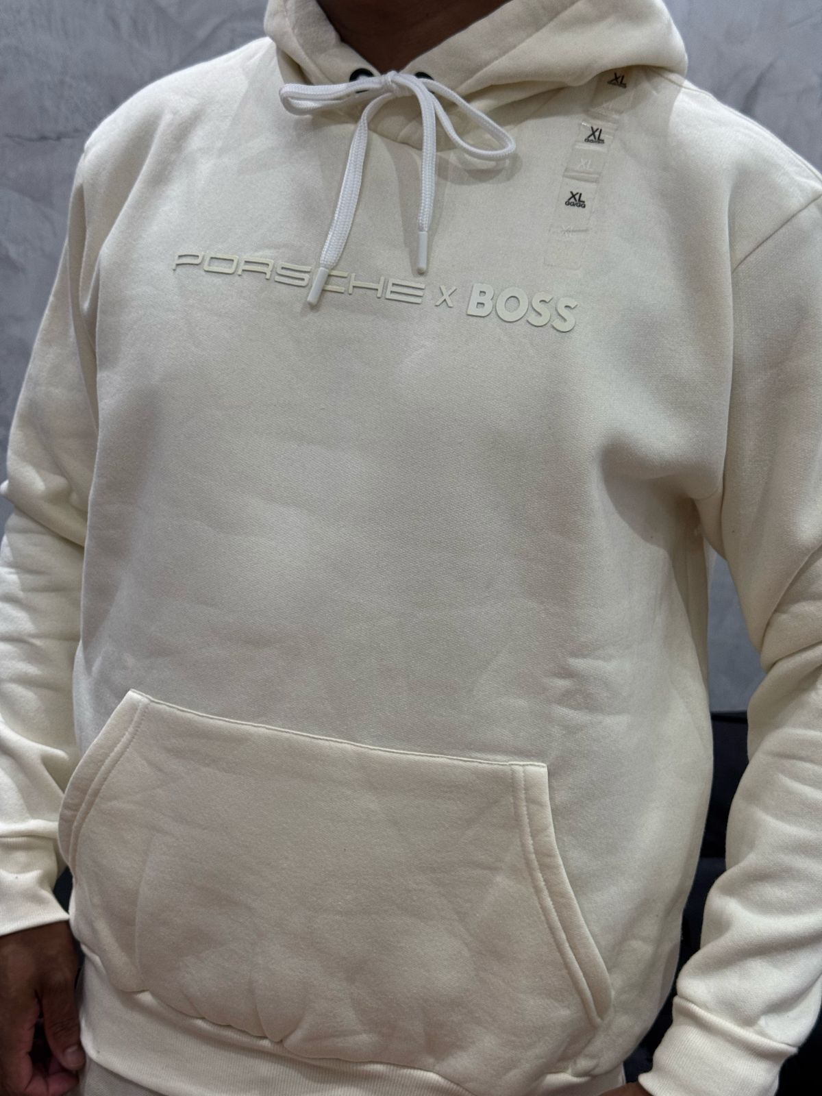 Blusão Moletom Bss - Bege - 01781 - Conceito 62