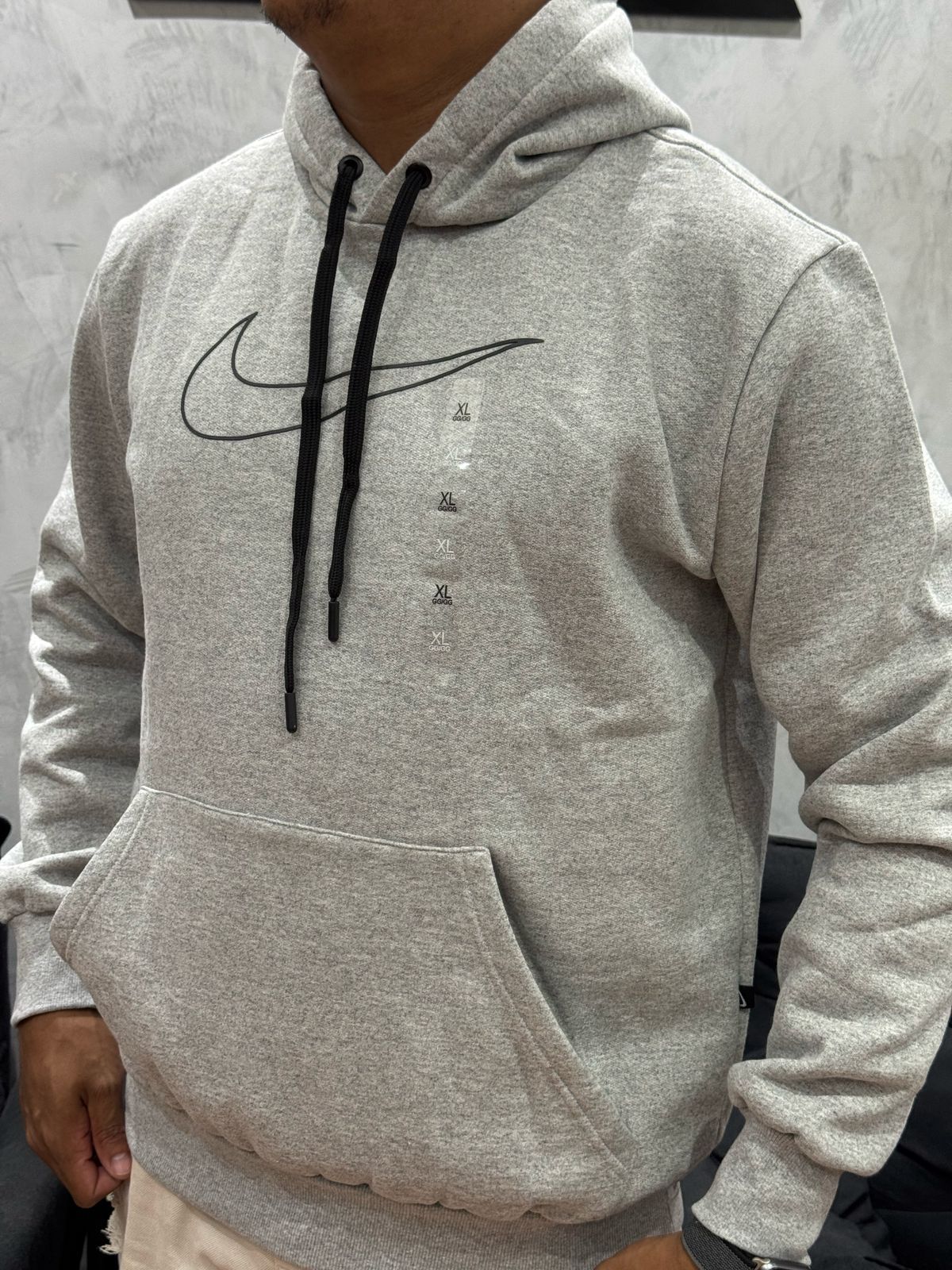 Blusão Moletom Nike - Cinza - 01790 - Conceito 62