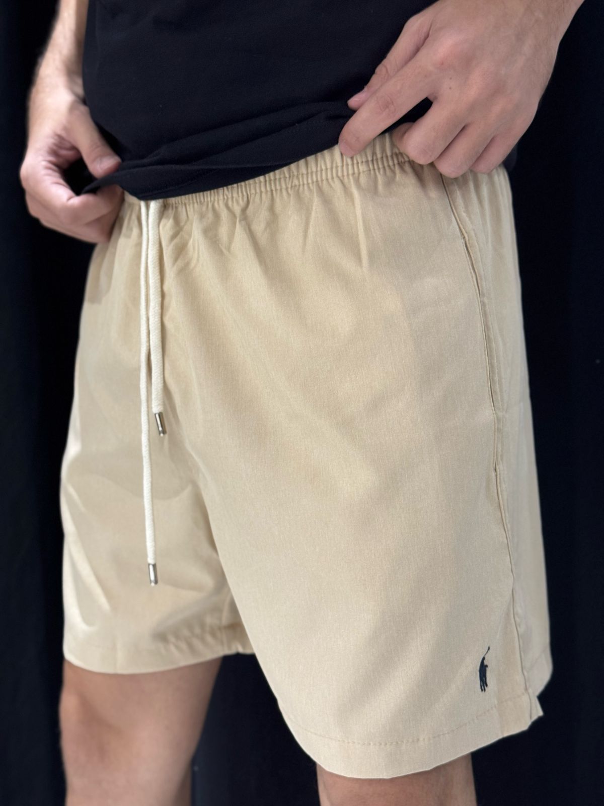 Short Ultra Griffe - Ralph - Bege - 01806 - Conceito 62