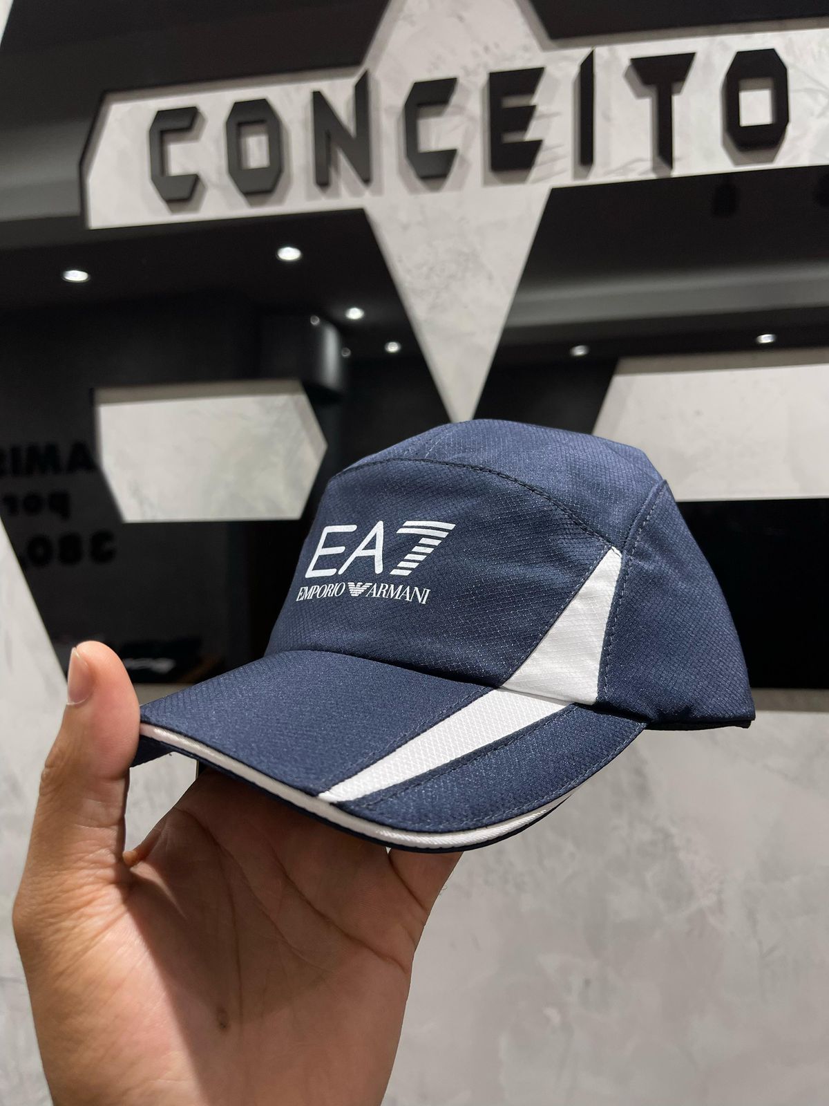 Boné Ea7 - Azul Escuro - 01823 - Conceito 62