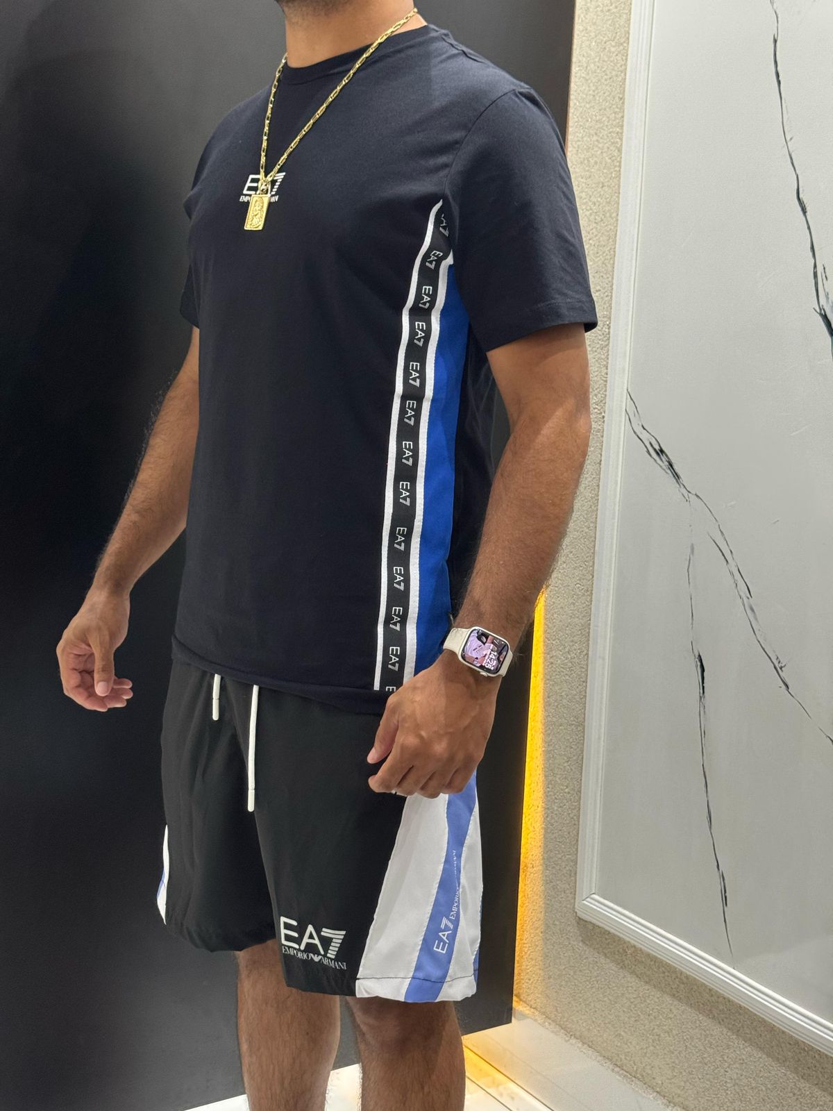 Kit Camiseta Peruana + Short Griffe - 01821 - Conceito 62