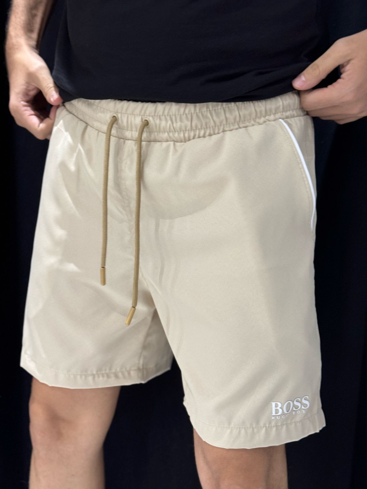 Short Griffe BSS Basico - Bege - 01839 - Conceito 62