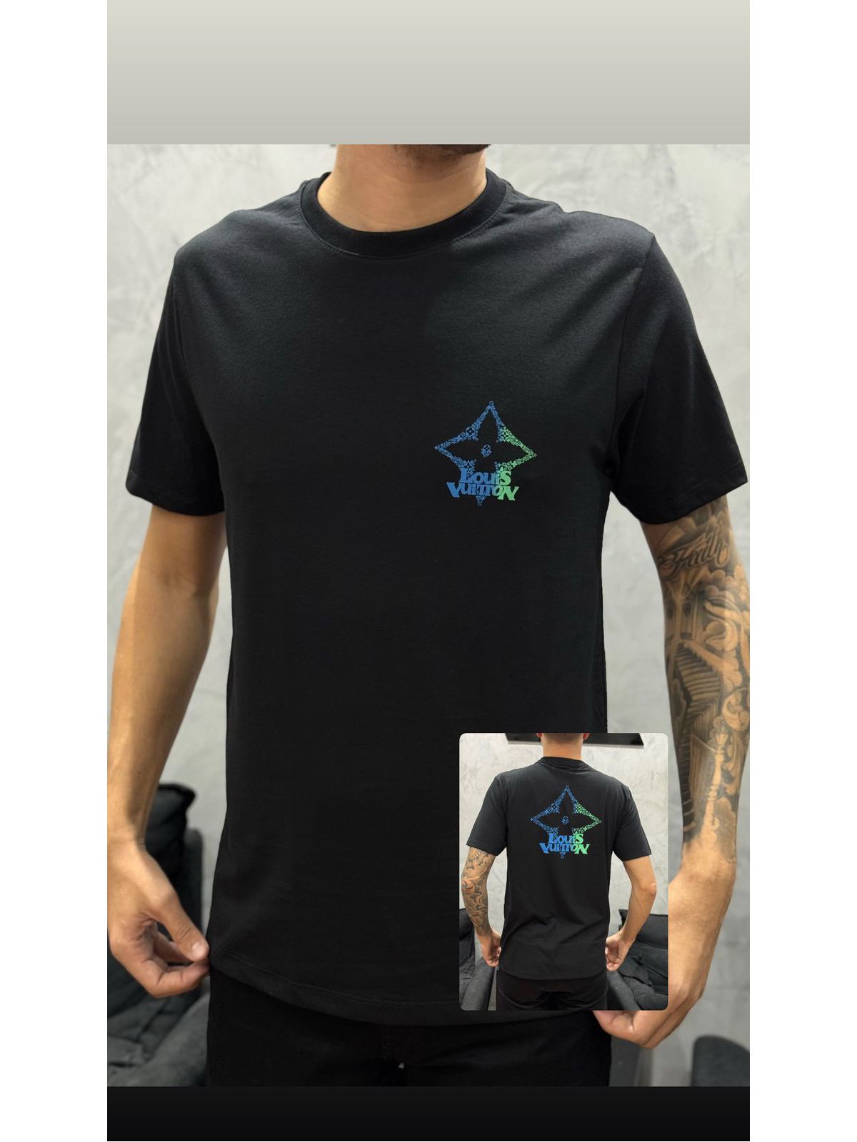 Camiseta Premium Lv - Preto - 02006 - Conceito 62