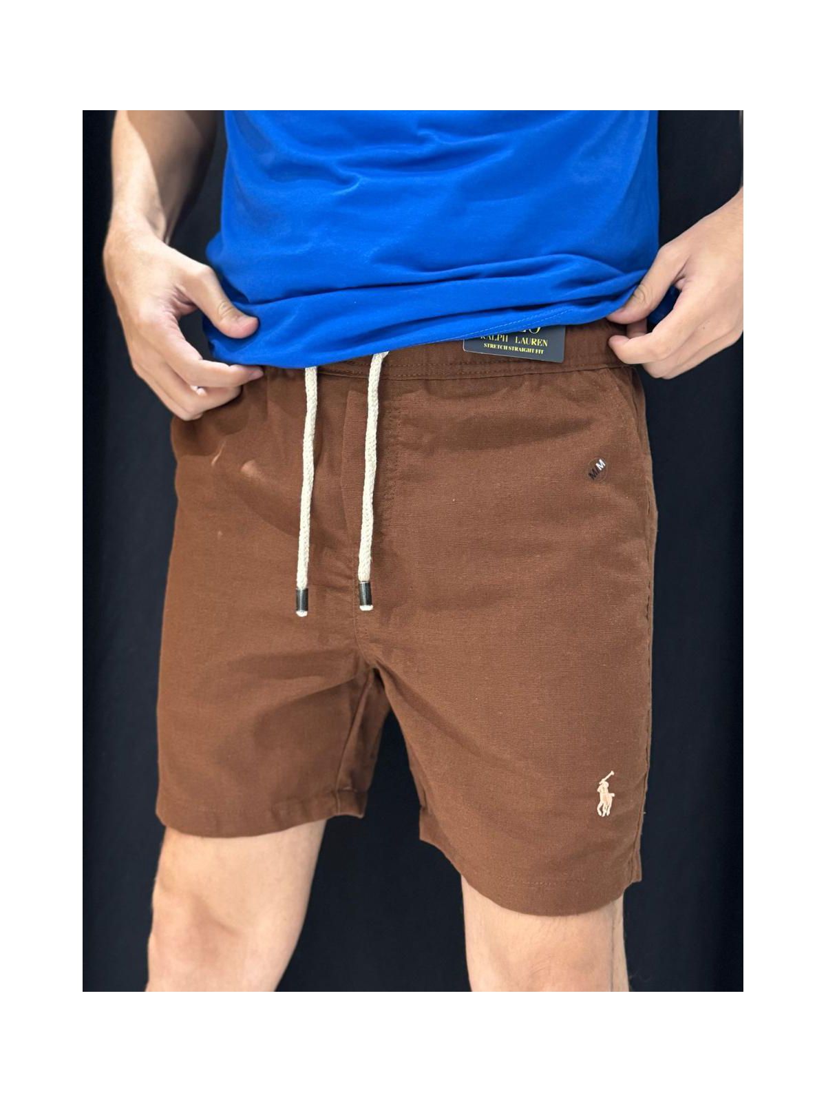 Short linho Ralph - Marrom - 02141 - Conceito 62