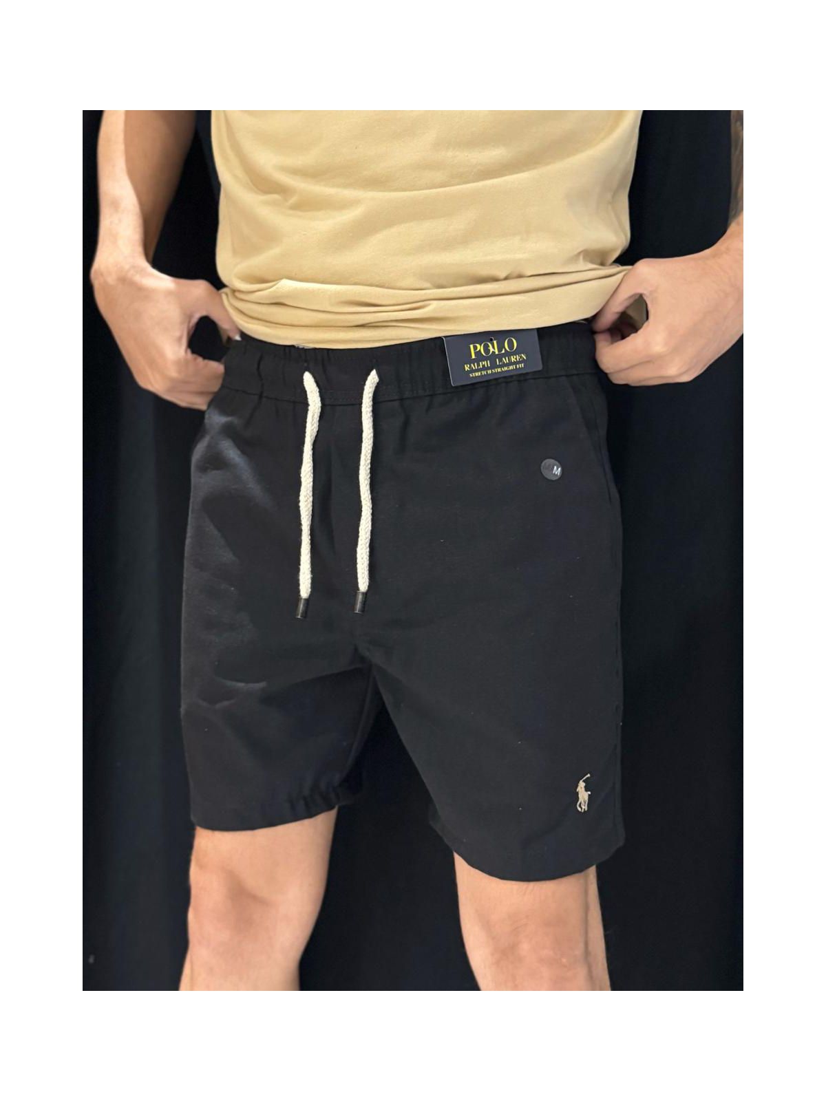 Short linho Ralph - Preto - 02139 - Conceito 62