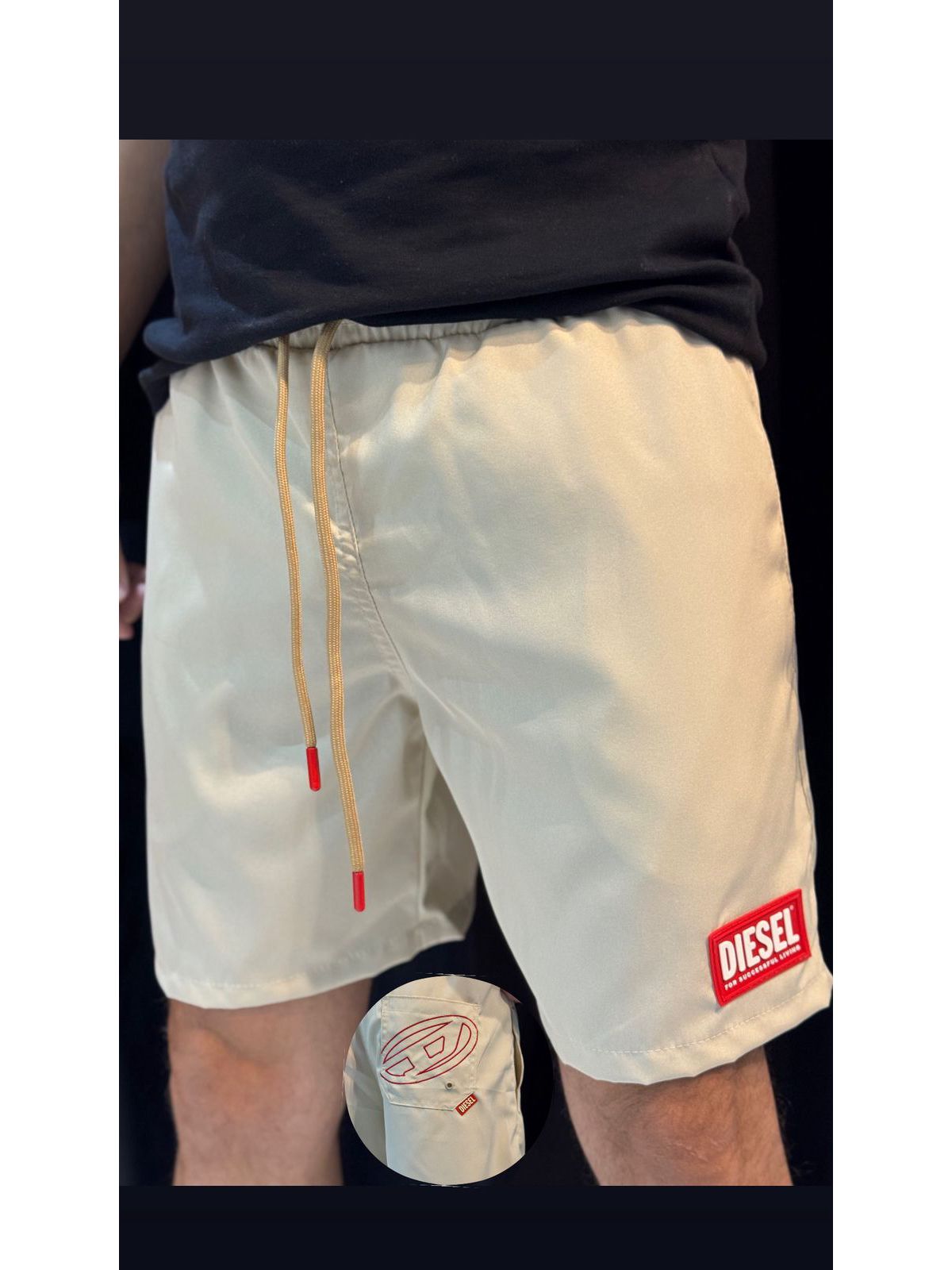 Short Griffe DSL - Bege - 02444 - Conceito 62