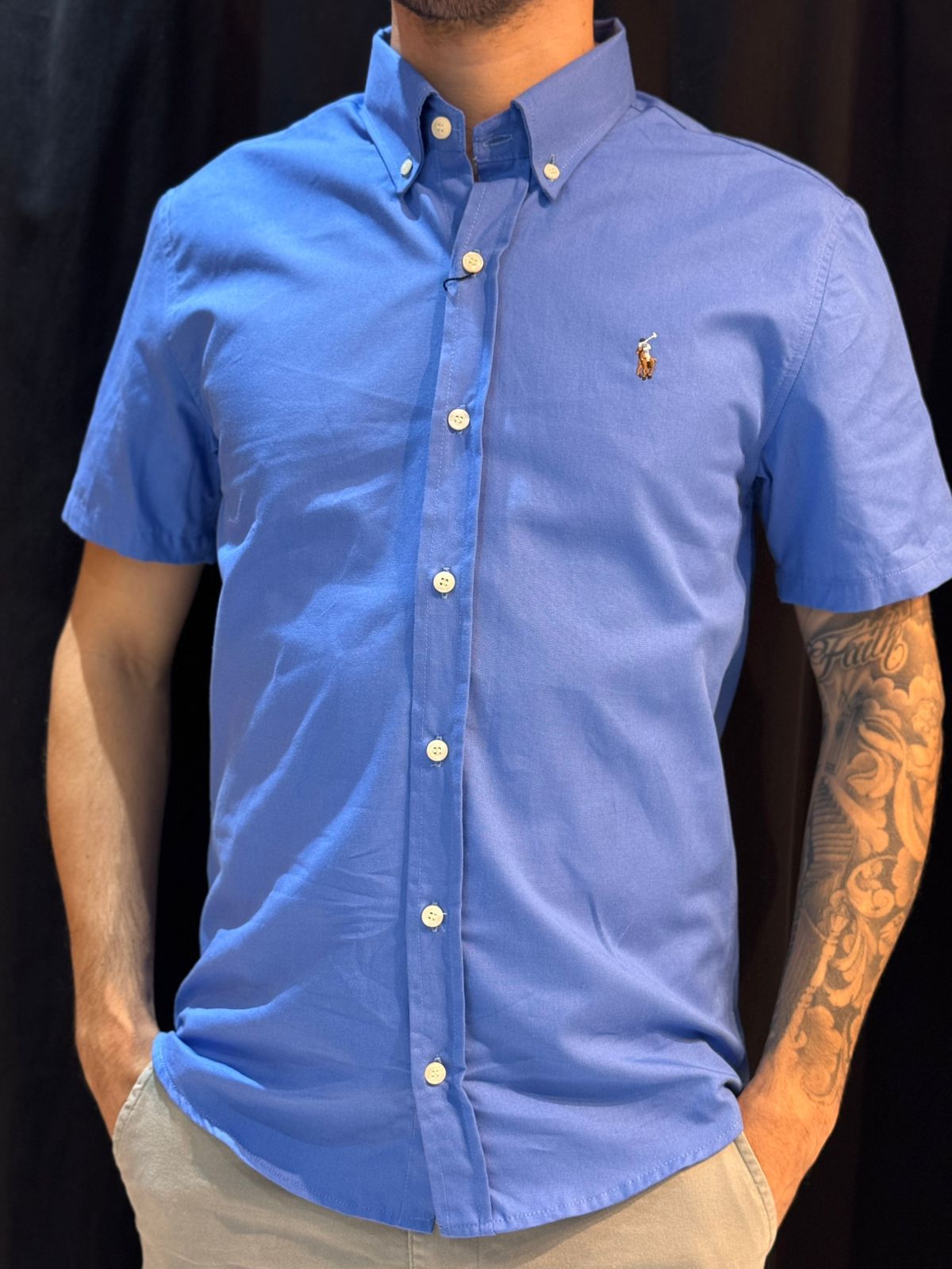 Camisa Social Ralph - Azul - 02611 - Conceito 62