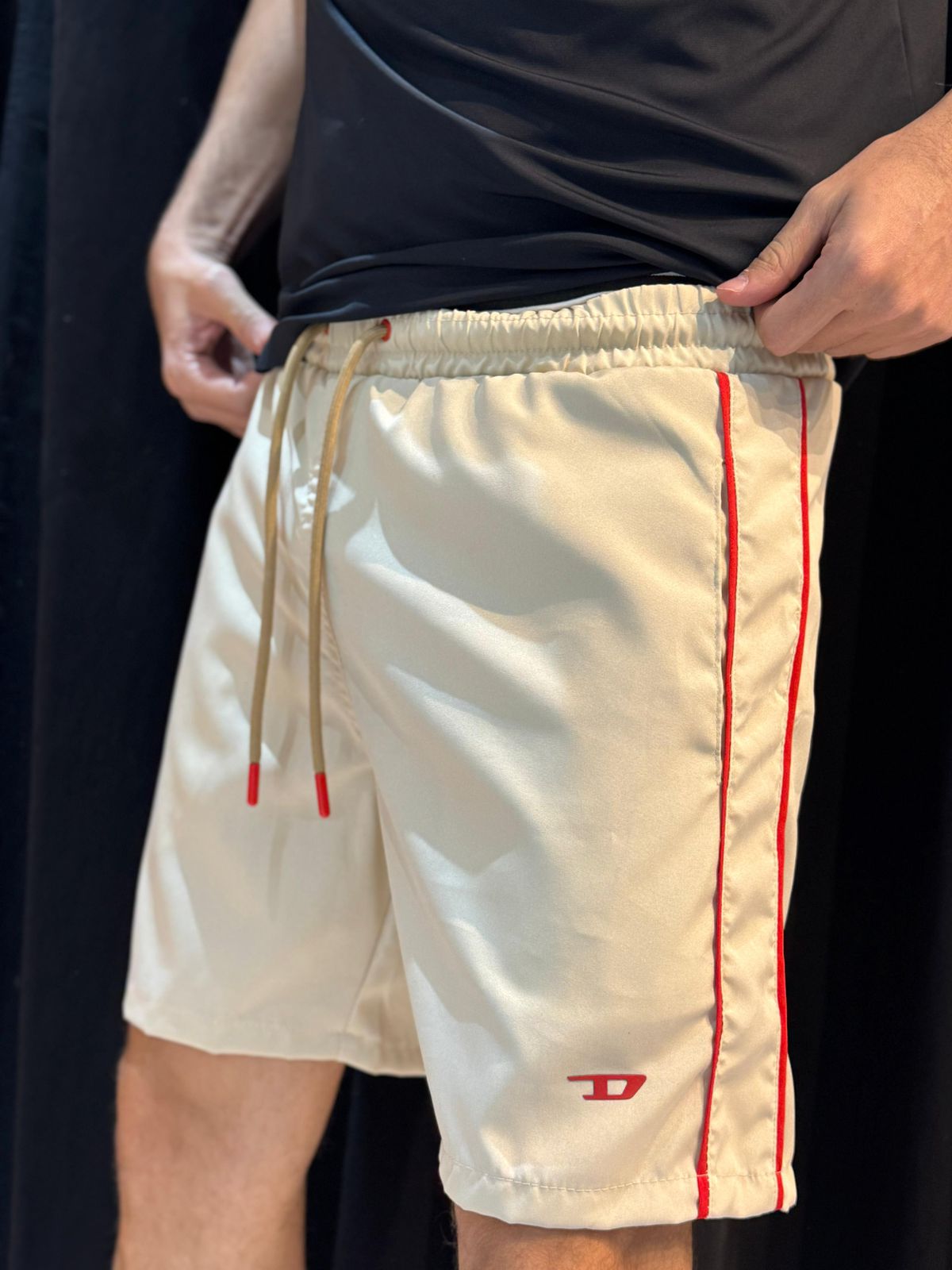 Short Griffe DSL - Bege - 02619 - Conceito 62