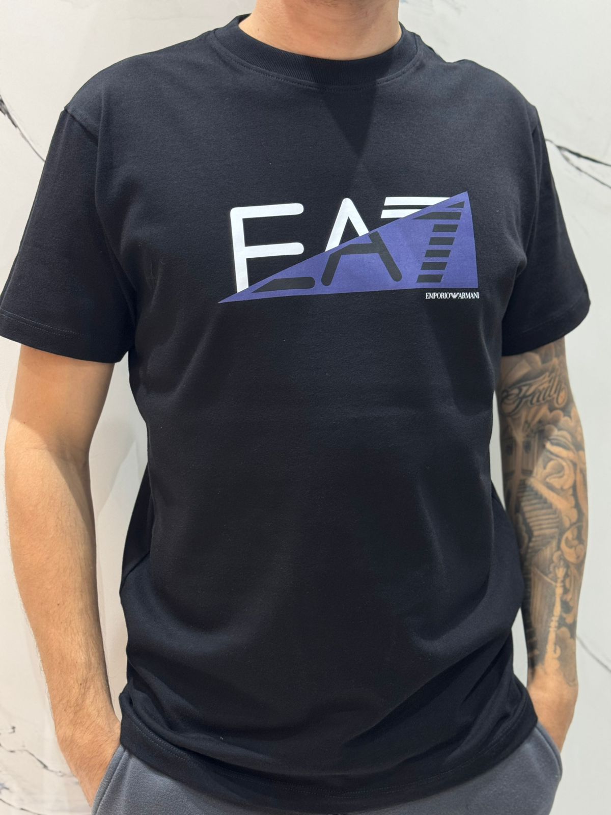 Camiseta Peruana EA7 - Preto - 02785 - Conceito 62
