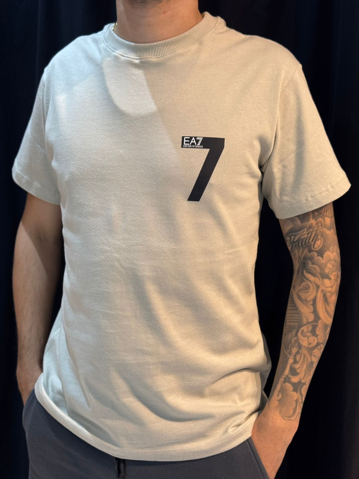 Camiseta Peruana EA7 - Bege - 02790 - Conceito 62