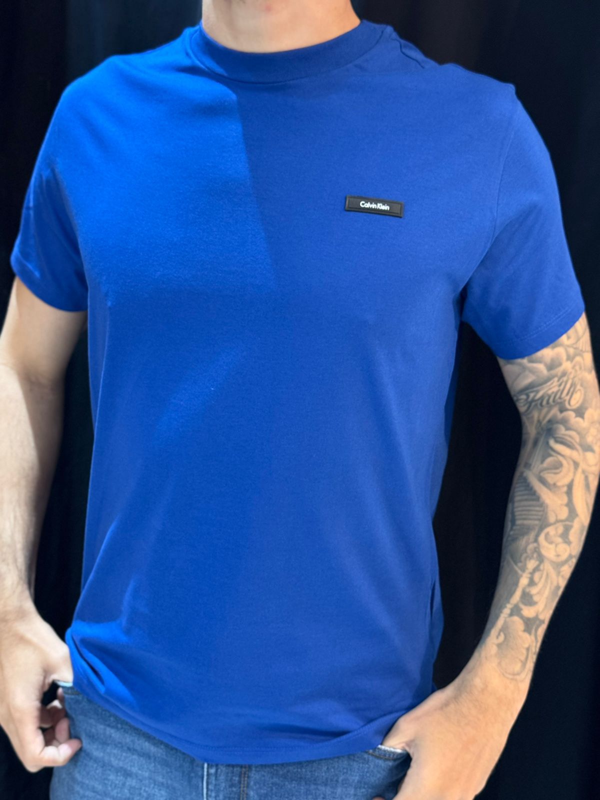 Camiseta Peruana CK - Azul - 03230 - Conceito 62