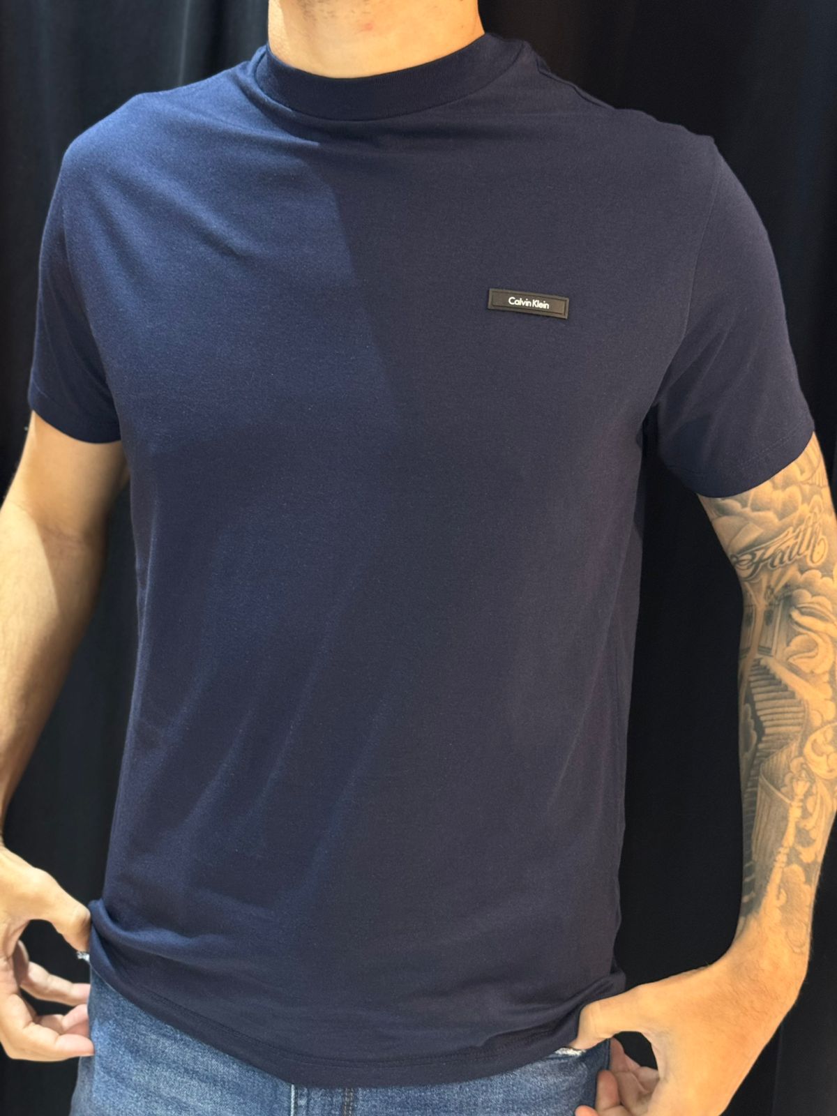 Camiseta Peruana CK - Azul Escuro - 03231 - Conceito 62