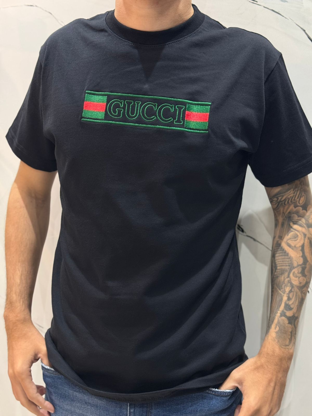 Camiseta Peruana Gucc - Preto - 03243 - Conceito 62