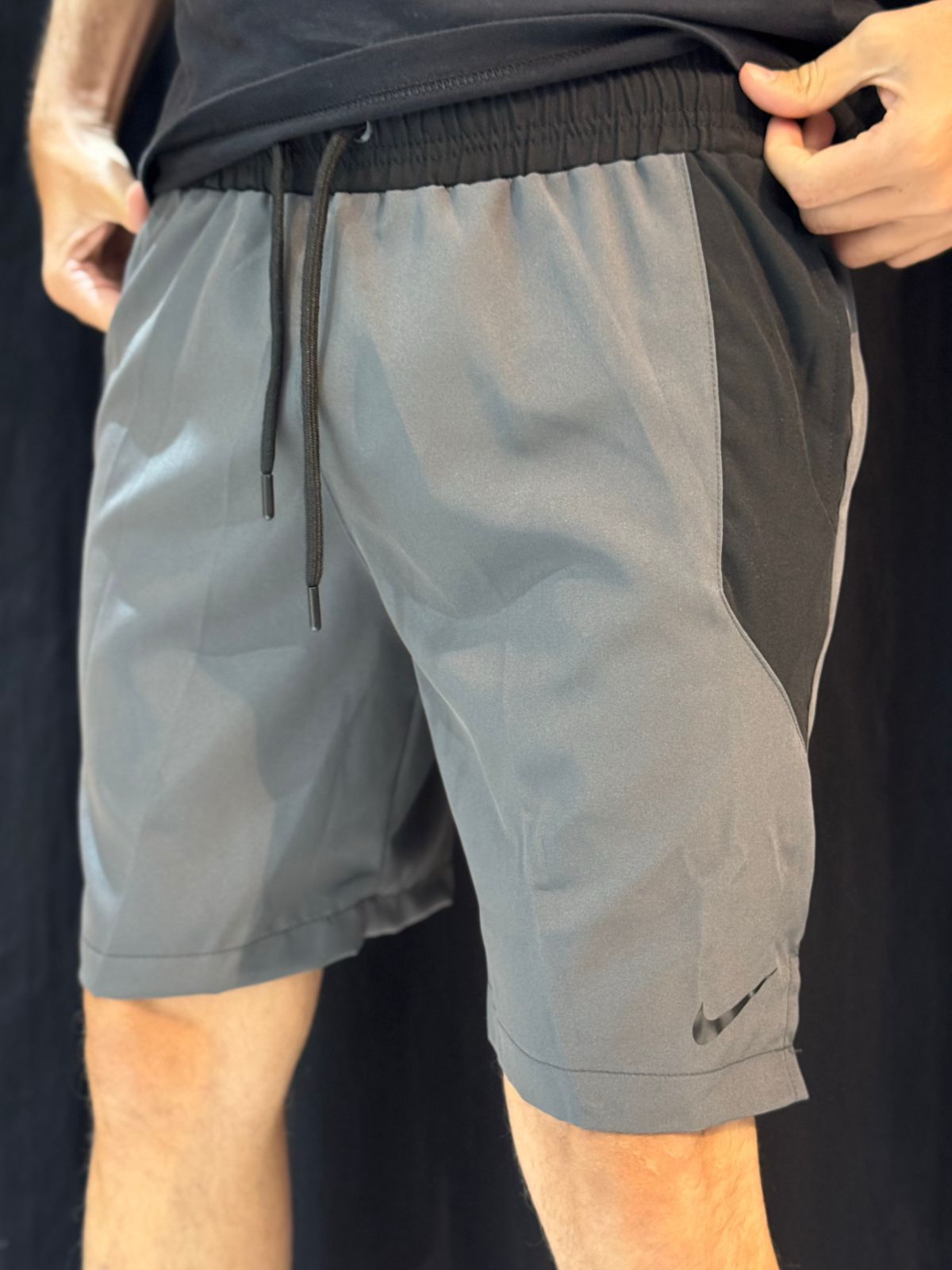 Short Premium Nike - Cinza/Preto - 03213 - Conceito 62