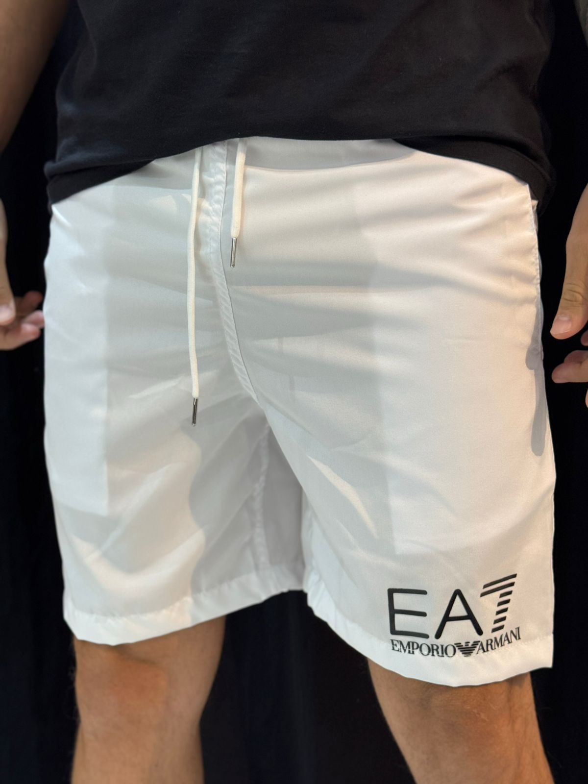 Short Premium EA7 - Branco - 03218 - Conceito 62