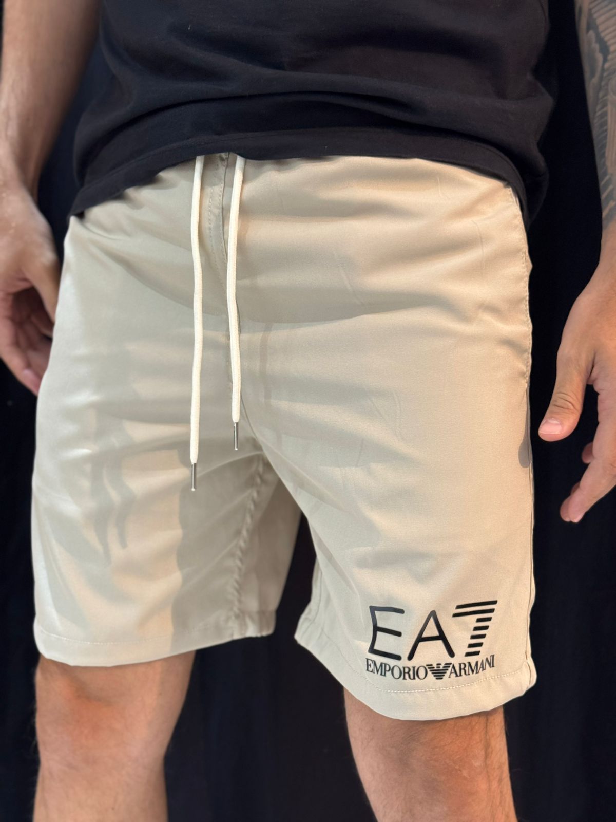 Short Premium EA7 - Bege - 03227 - Conceito 62