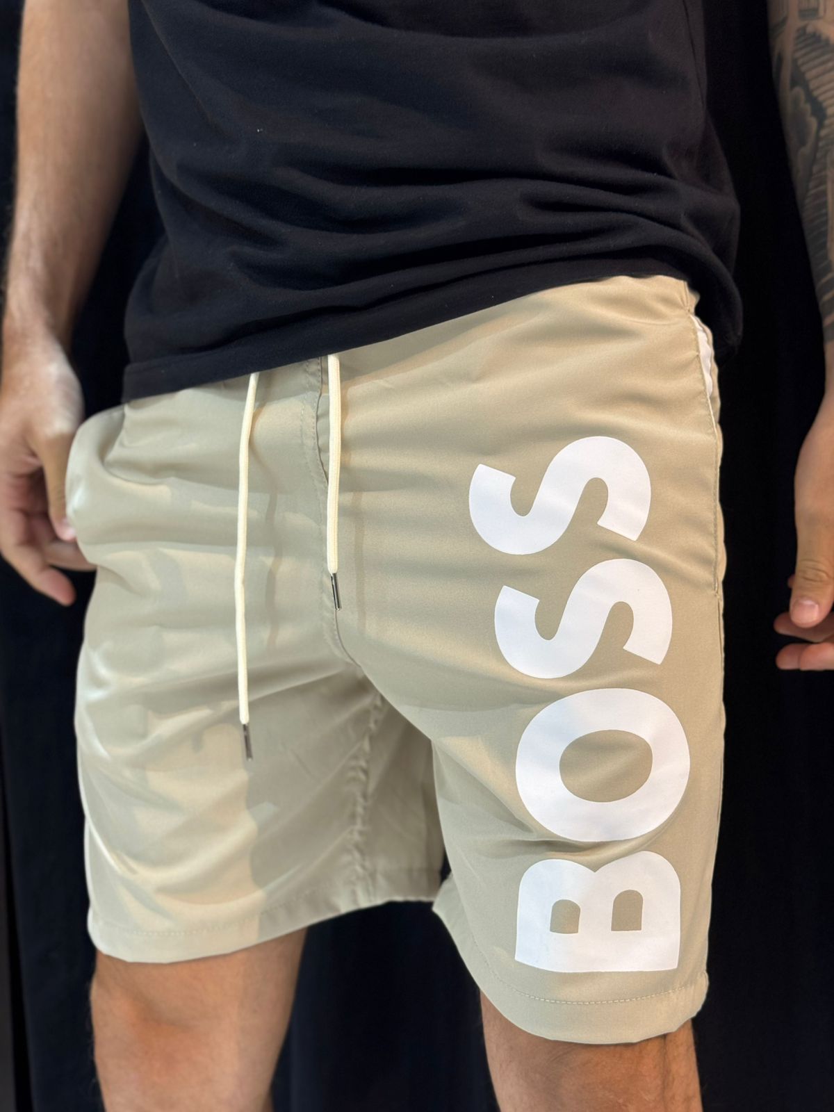 Short Premium BSS - Bege - 03228 - Conceito 62