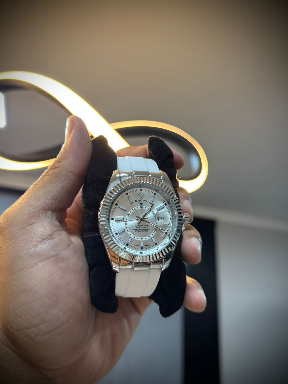 Relógio Rolex - Branco - 03431 - Conceito 62