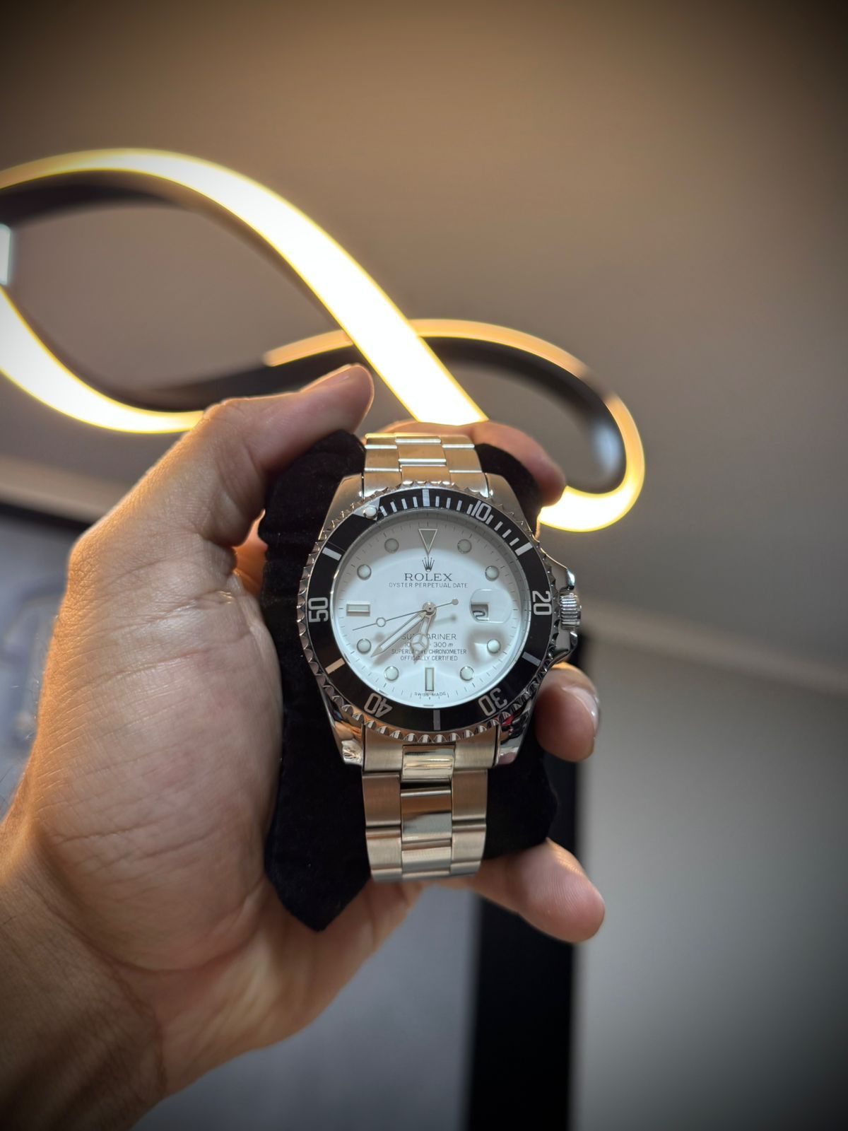 Relógio Rolex - Prata/Branco - 03434 - Conceito 62