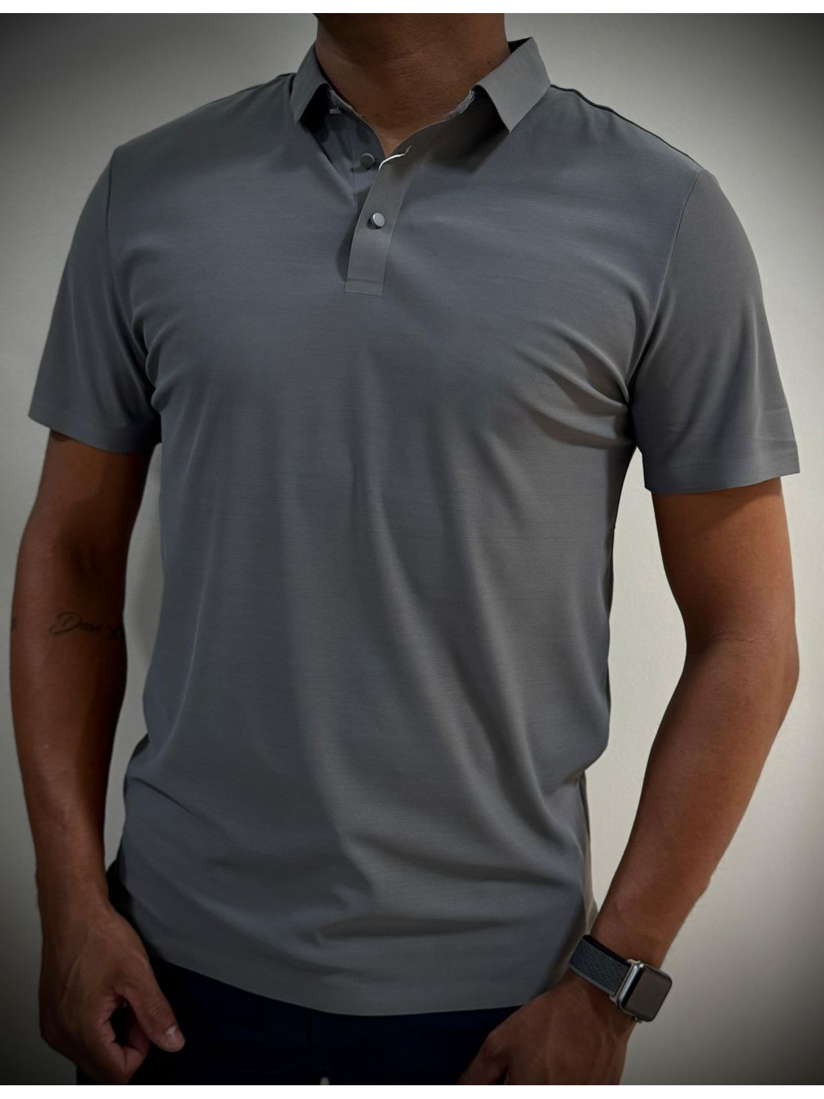 Polo Italiana Lisa - Cinza - 03415 - Conceito 62