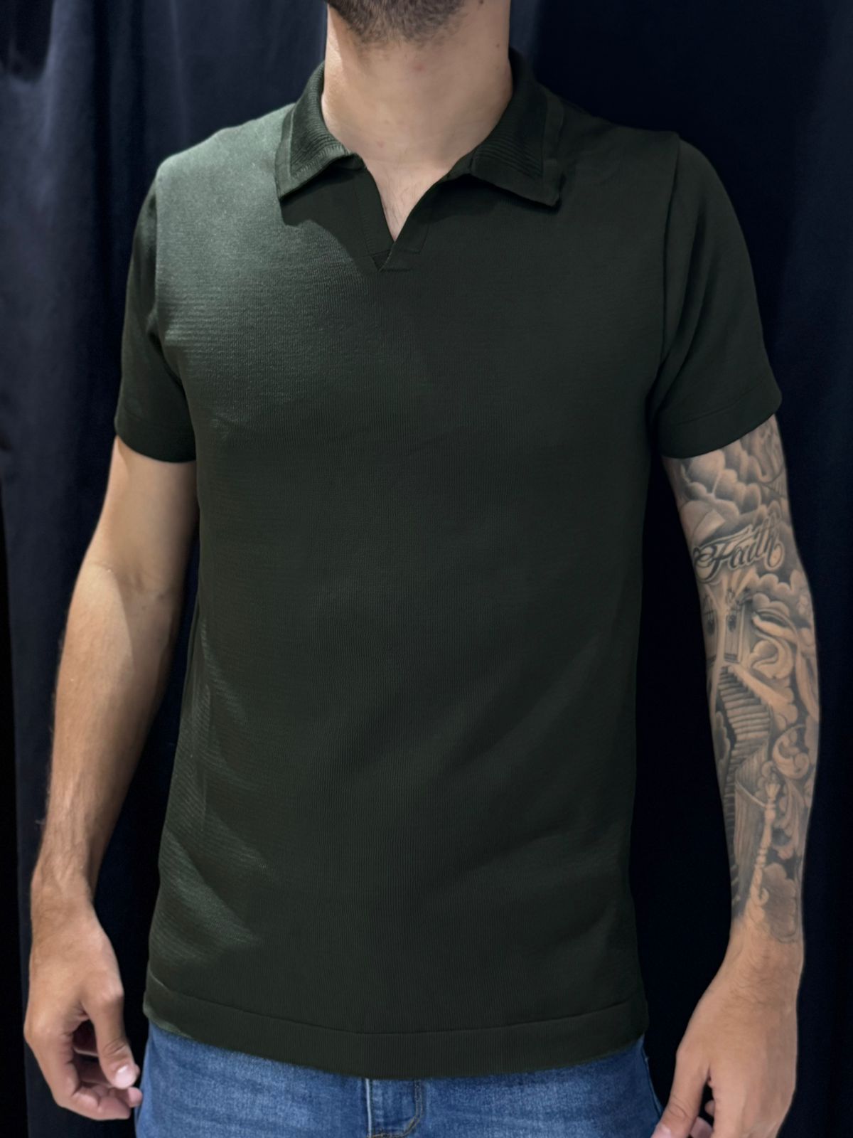 Polo Tricot Lisa - Verde - 03450 - Conceito 62