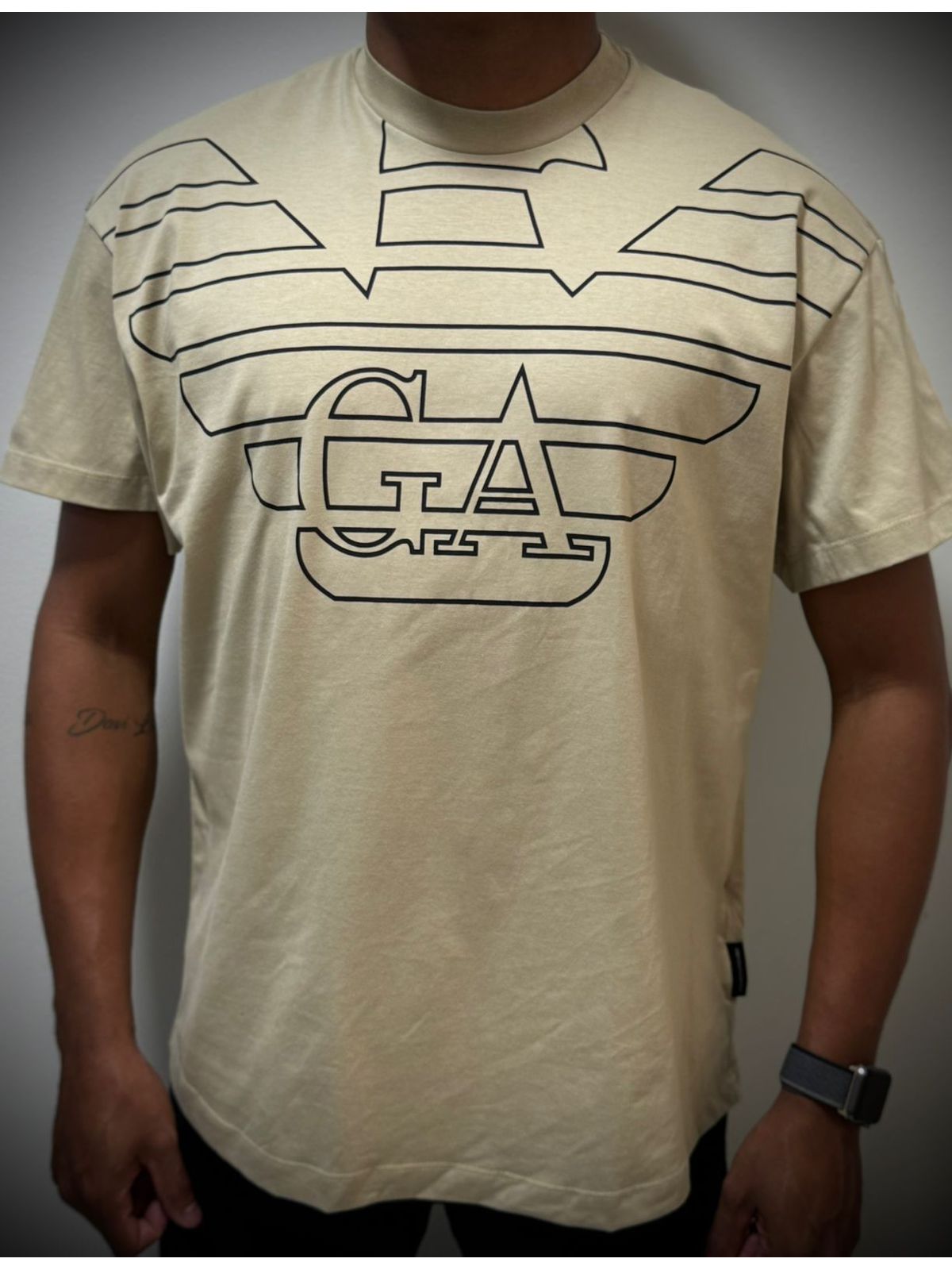 Camiseta Peruana OVER Arman - Bege - 03542 - Conceito 62