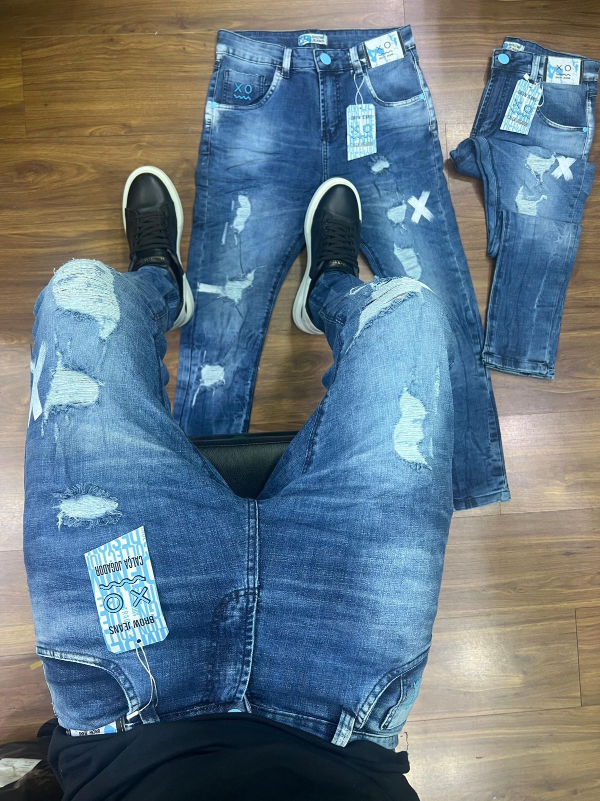 Calça Jeans Jogador - 03677 - Conceito 62