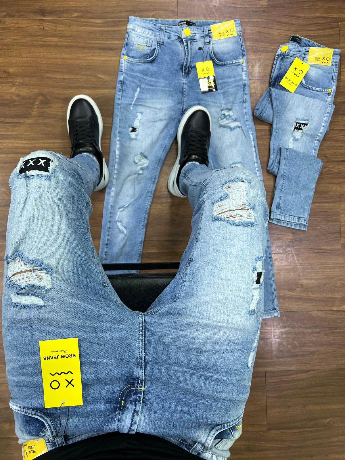 Calça Jeans Jogador - 03678 - Conceito 62