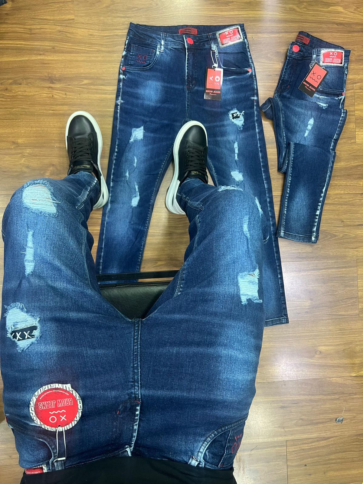 Calça Jeans Jogador - 03687 - Conceito 62