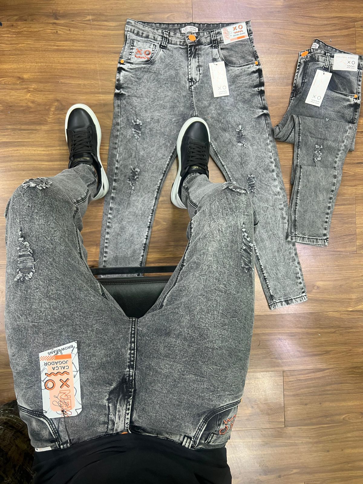 Calça Jeans Jogador - 03681 - Conceito 62