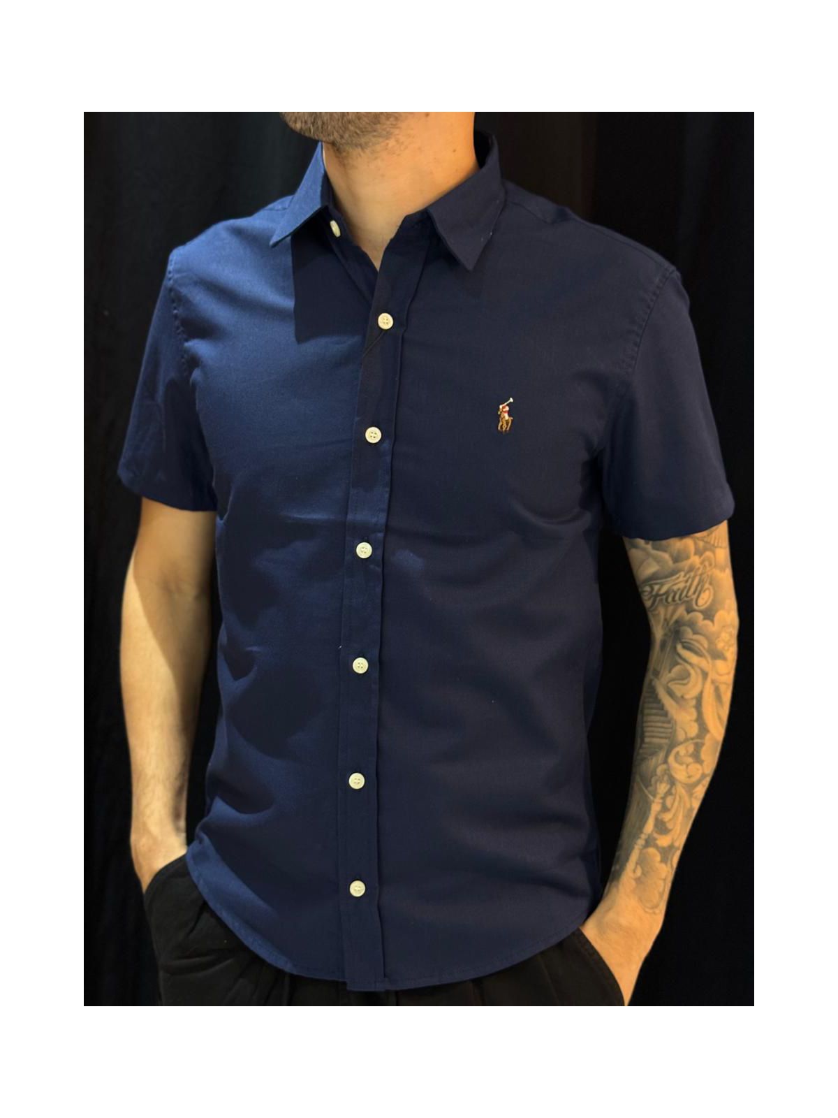 Camisa Social Ralph - Azul Escuro - 03838 - Conceito 62