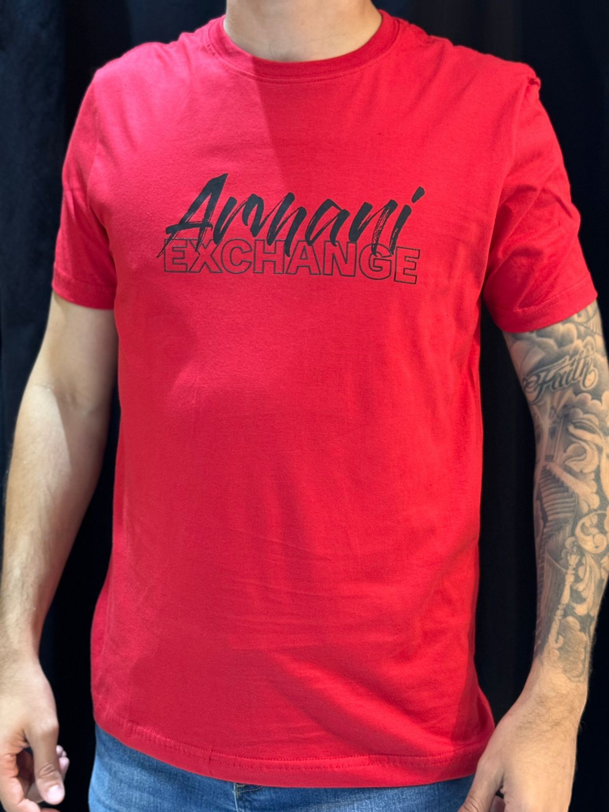 Camiseta Premium Arman - Vermelho - 04730 - Conceito 62