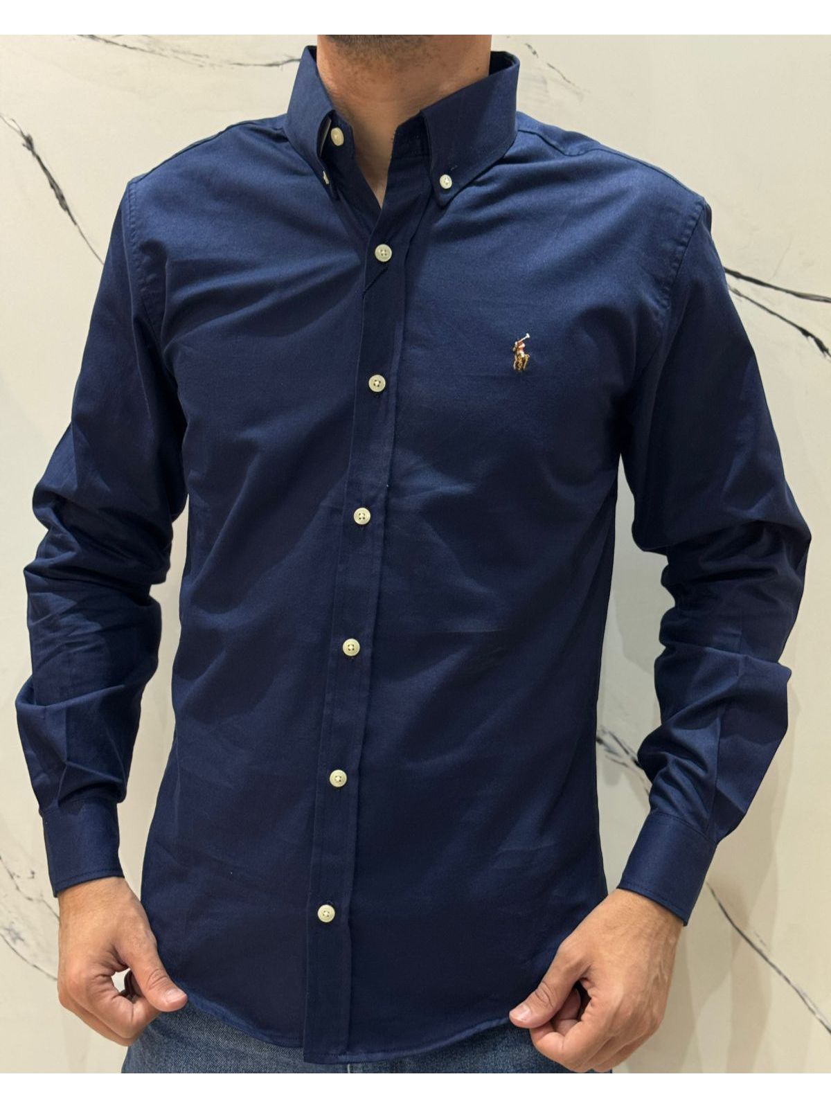 Camisa Social Ralph - Azul Escuro - 03578 - Conceito 62