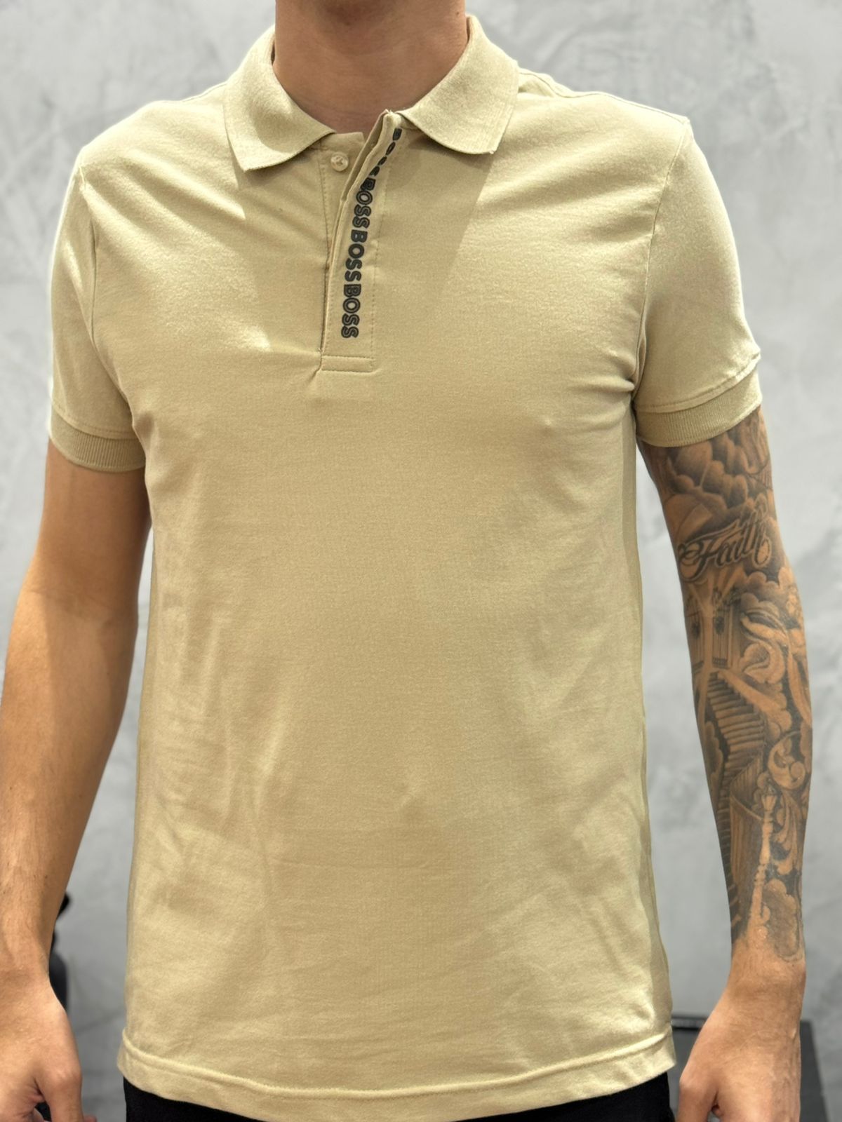 Polo Premium Bss - Bege - 02263 - Conceito 62