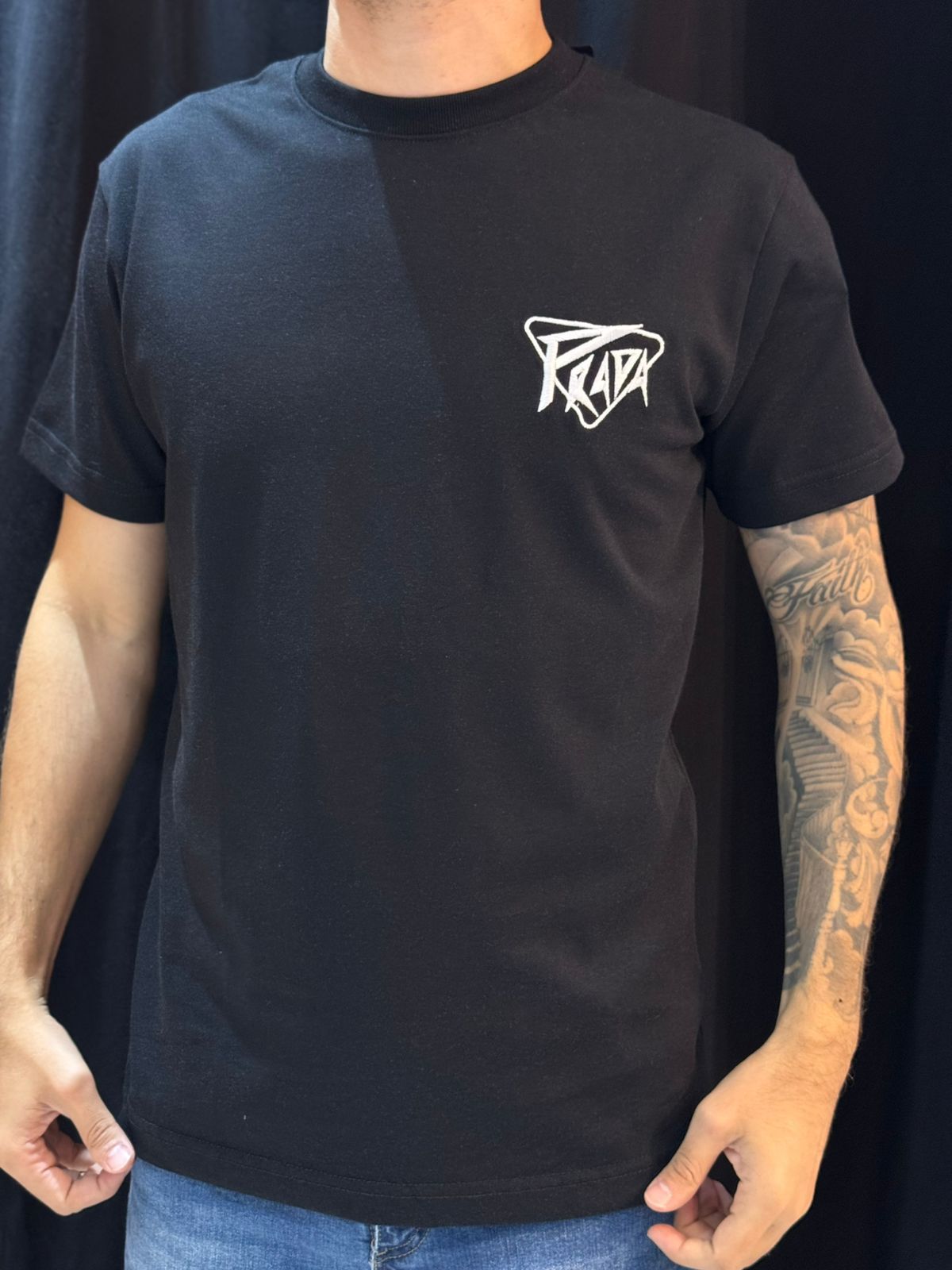 Camiseta Peruana Prada - Preto - 04662 - Conceito 62