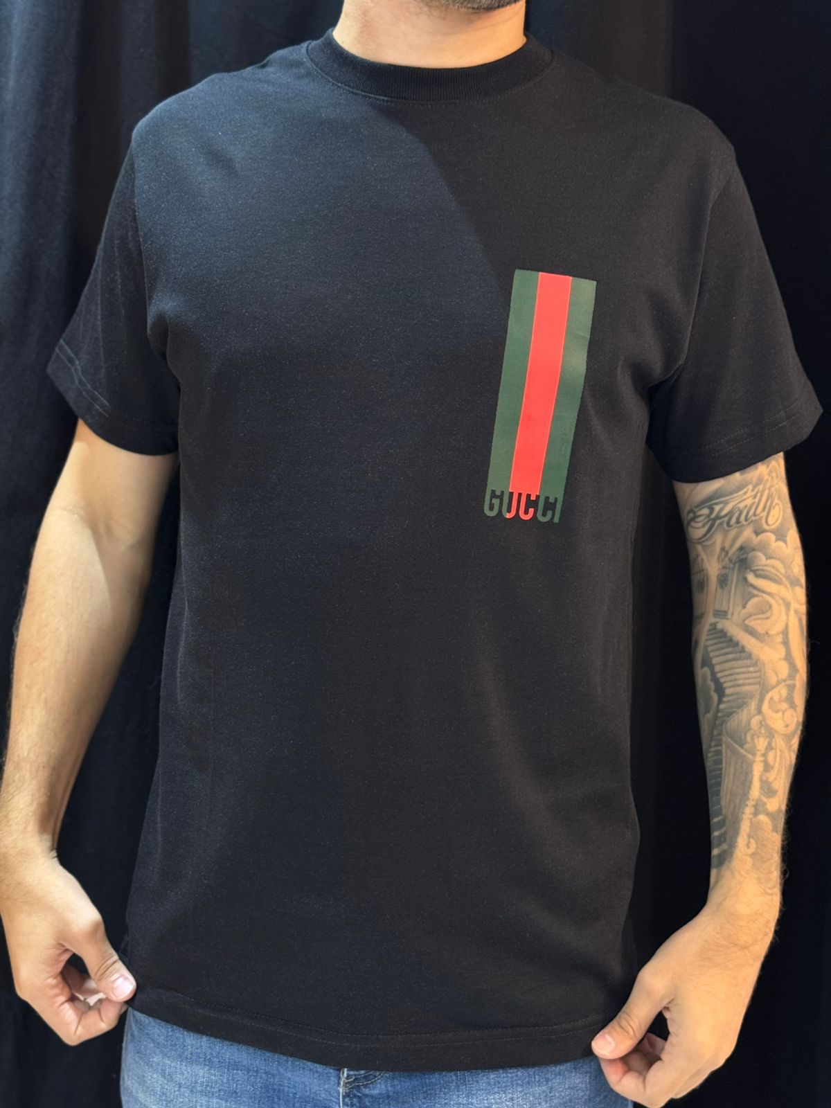 Camiseta Peruana Gucci - Preto - 04652 - Conceito 62