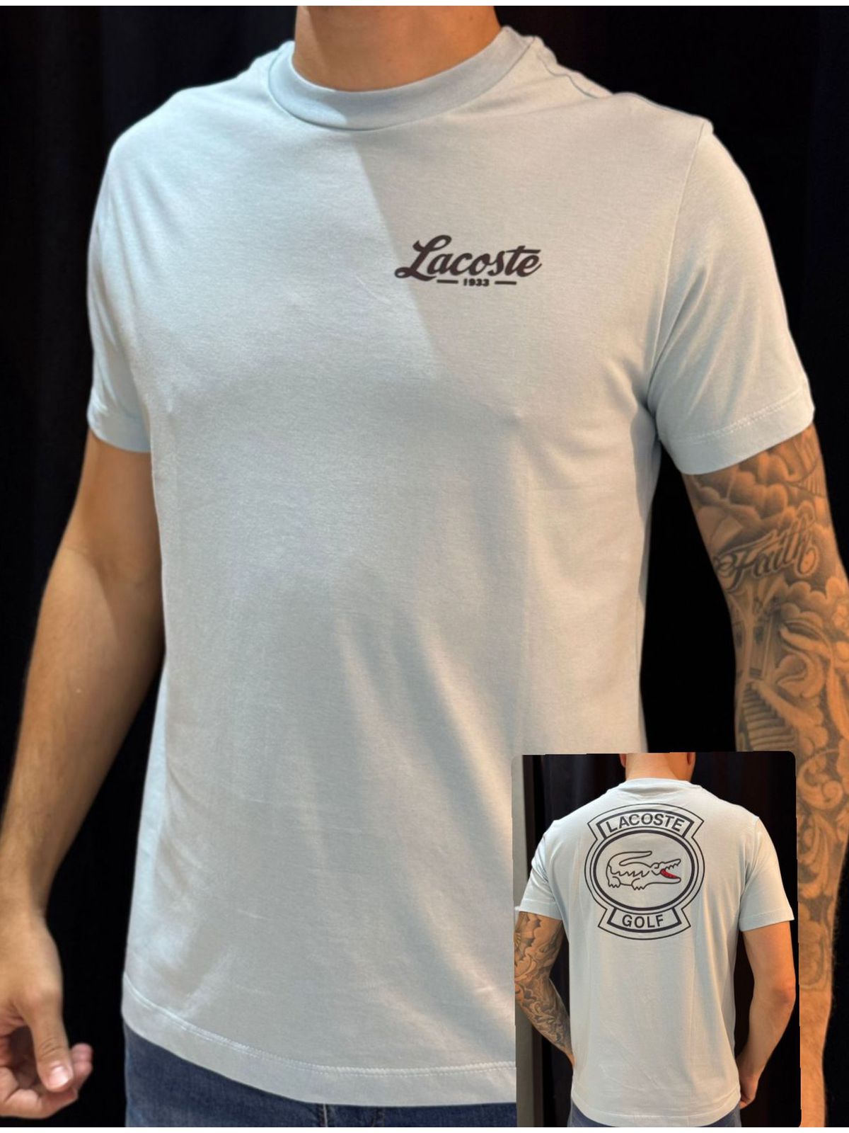 Camiseta Peruana Lcst - Azul claro - 04664 - Conceito 62