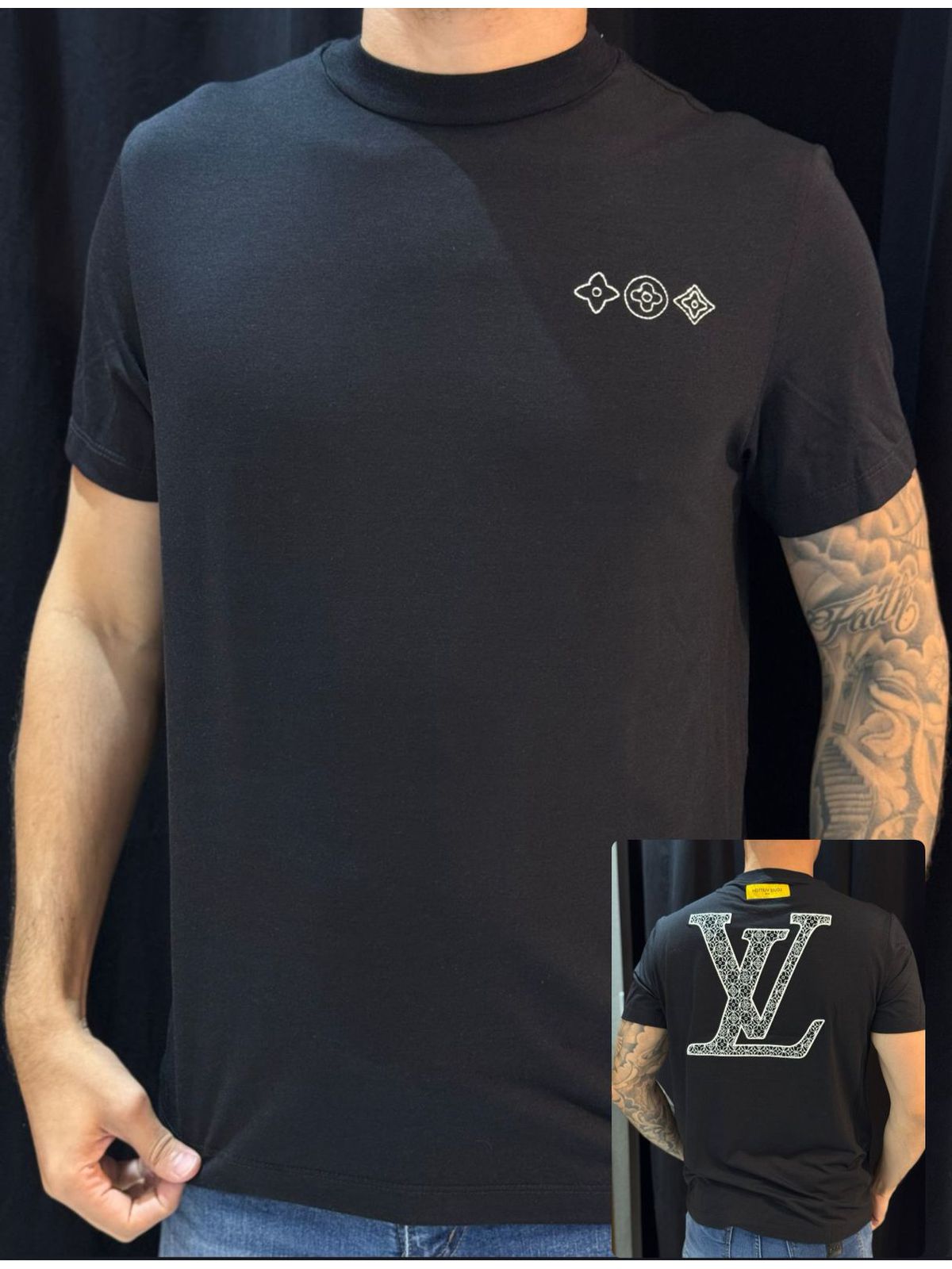 Camiseta Peruana Lv - Preto - 04656 - Conceito 62