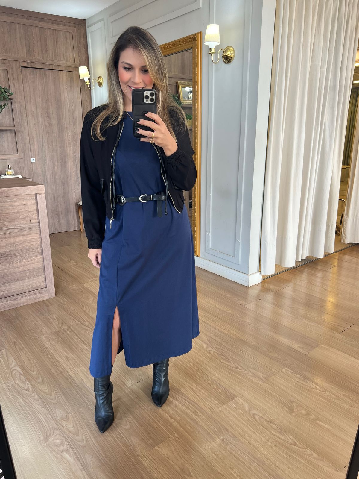 JAQUETA BOMBER - PRETA - Espasso Bela | Moda Feminina