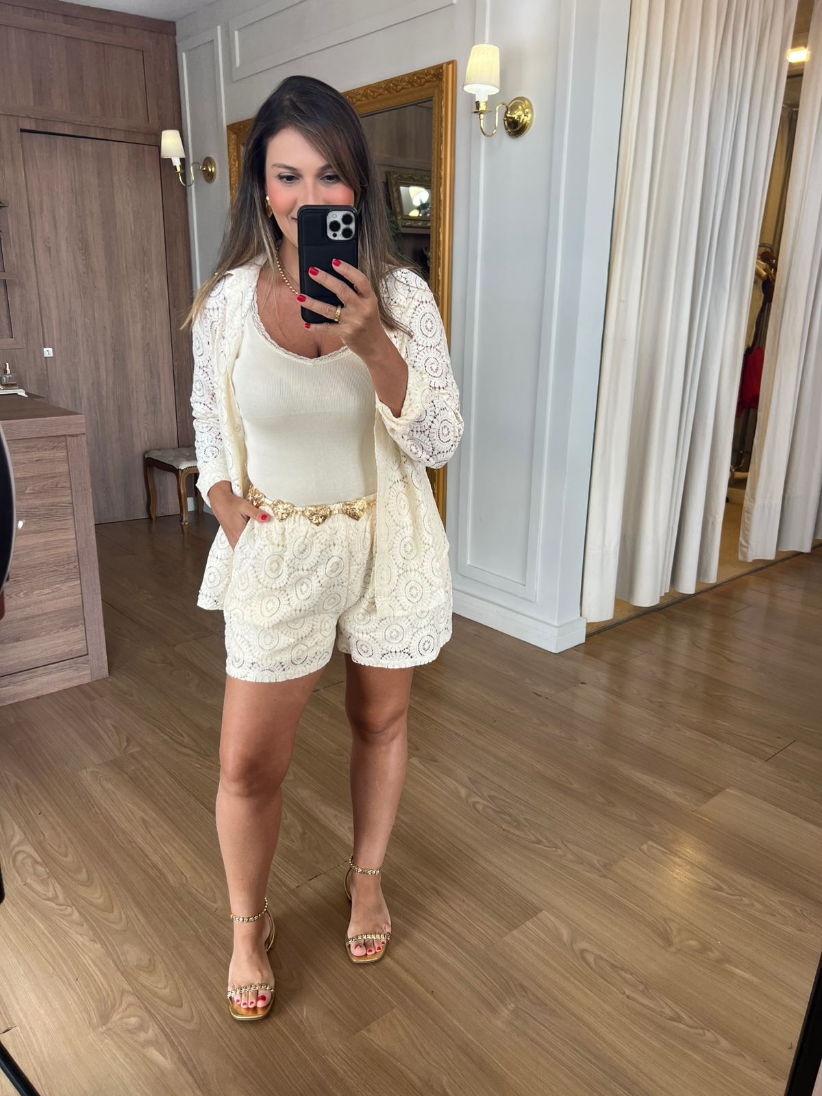 CONJUNTO RENDADO MELINA - OFF - Espasso Bela | Moda Feminina