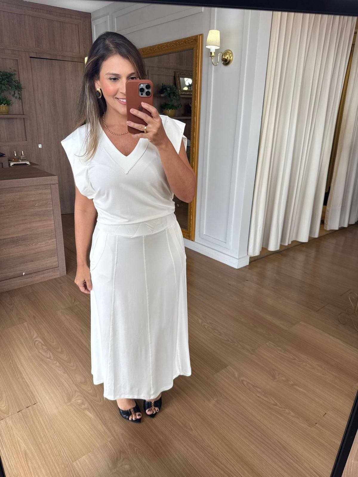 CONJUNTO EM MALHA MOLETINHO ALEXIA - OFF - Espasso Bela | Moda Feminina