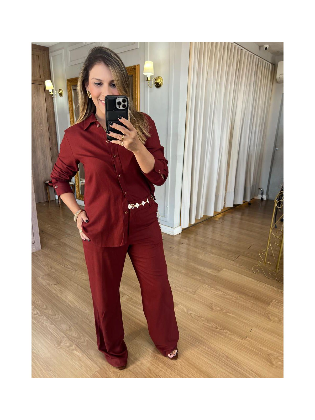 CALÇA - MARSALA - Espasso Bela | Moda Feminina