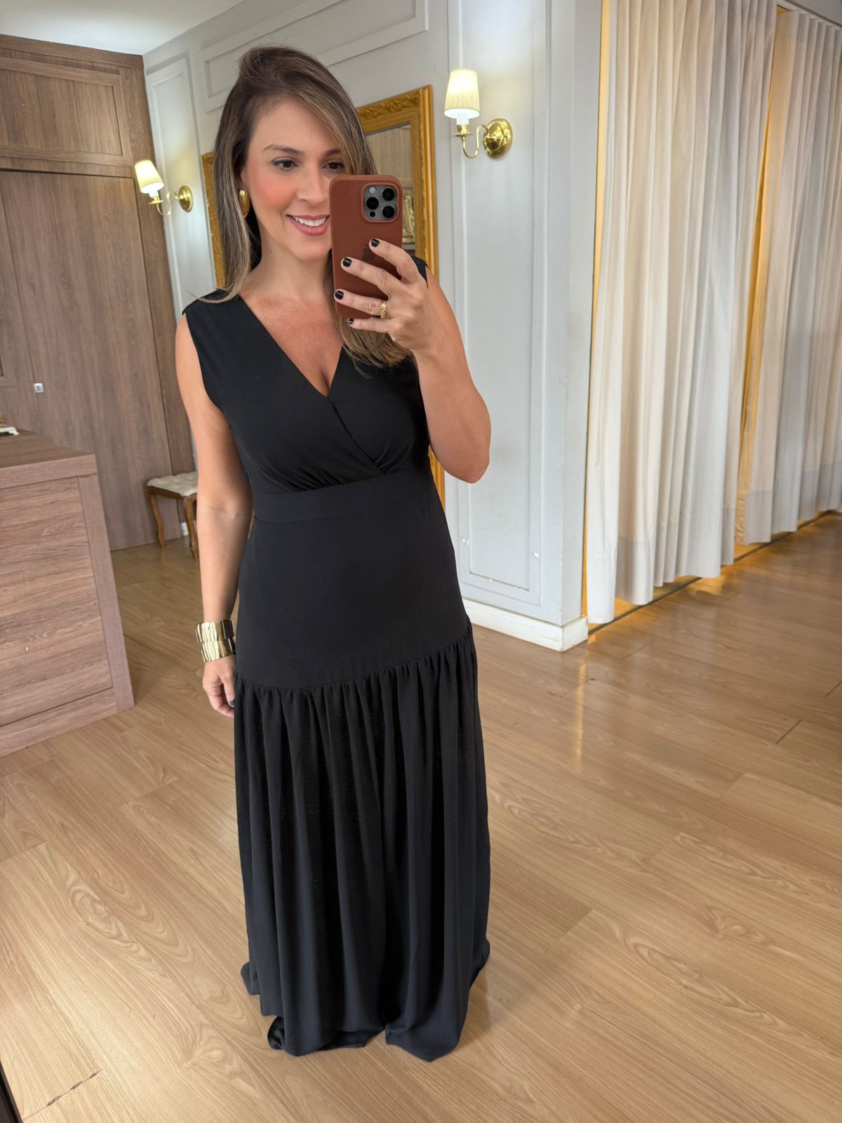 VESTIDO CREPE - PRETO - Espasso Bela | Moda Feminina