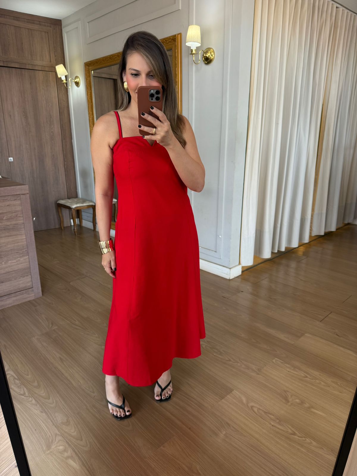 VESTIDO FLAVIA - VERMELHO - Espasso Bela | Moda Feminina